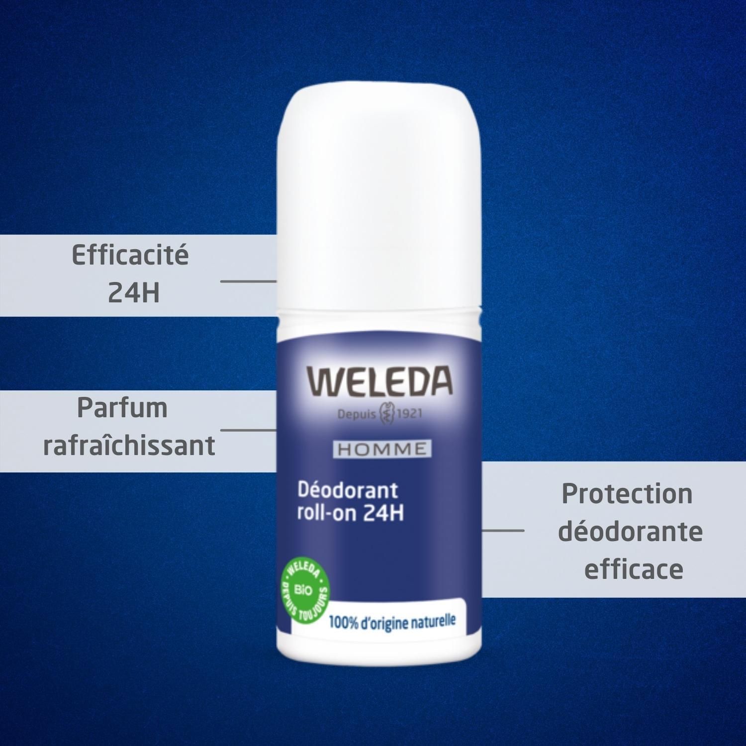 WELEDA Männer 24-Stunden-Roll-On-Deodorant