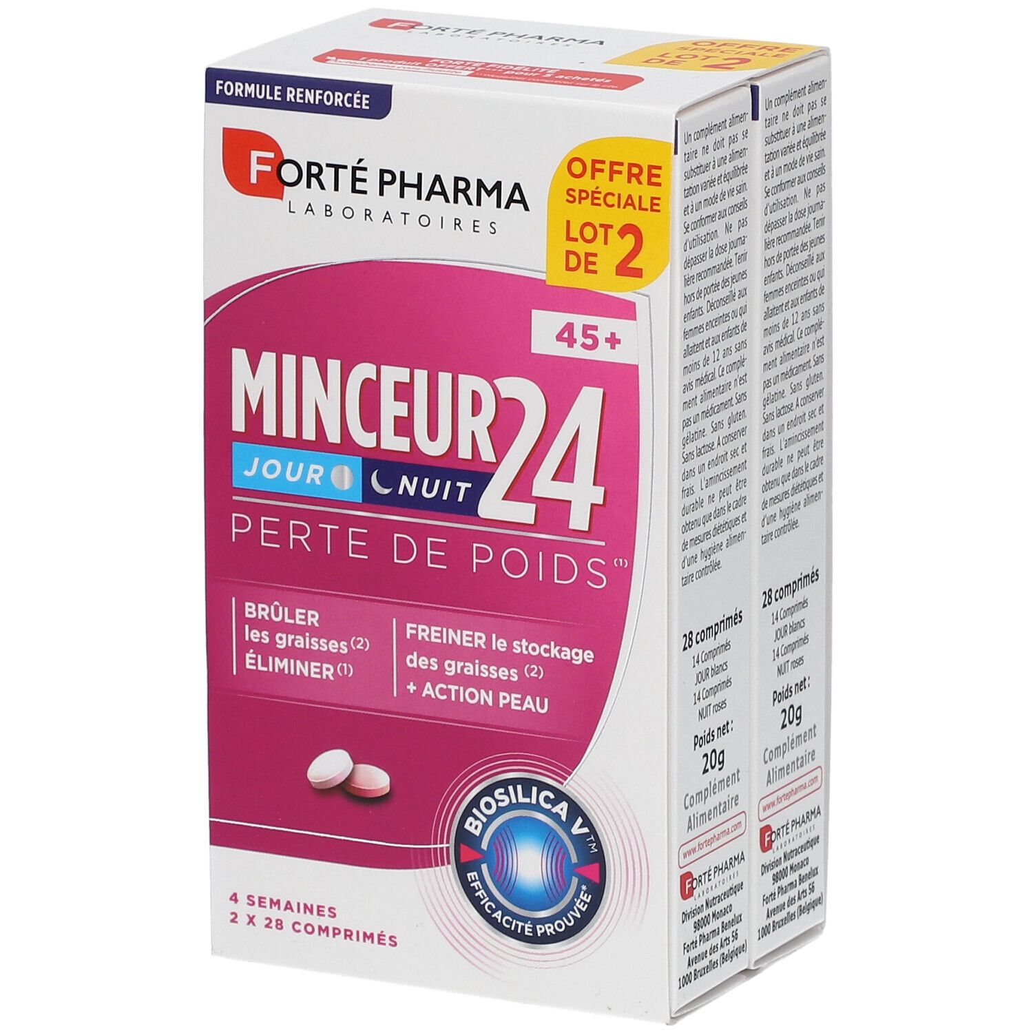 Forté Pharma Slimming 24h 45+ Tag/Nacht