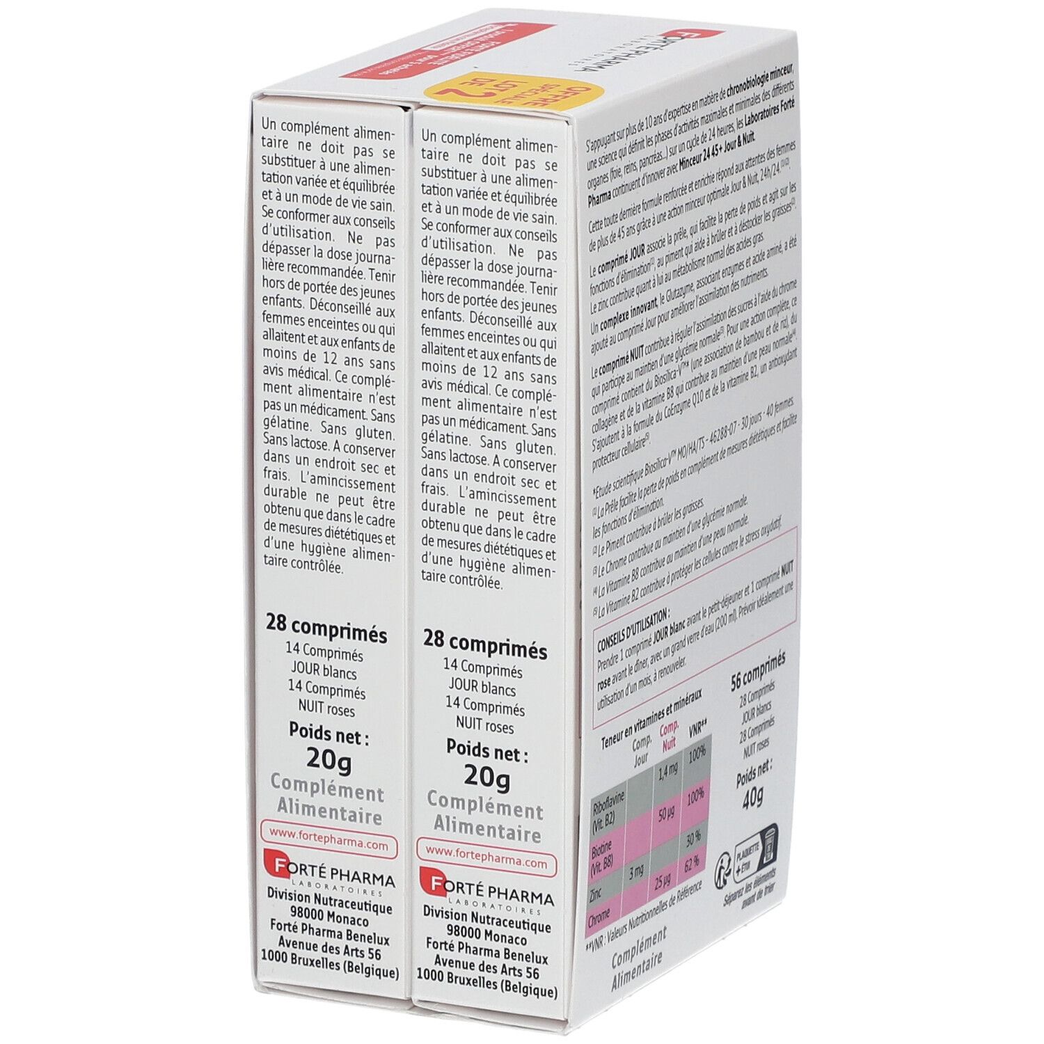 Forté Pharma Slimming 24h 45+ Tag/Nacht
