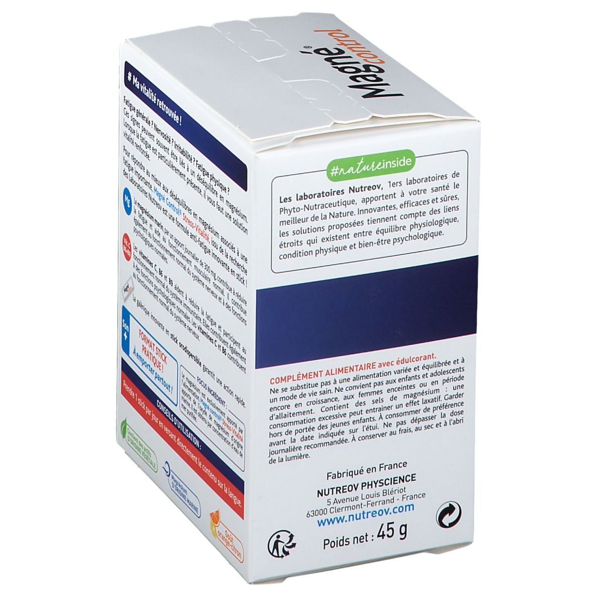 Nutreov Magné® Stress kontrollieren Vitalität