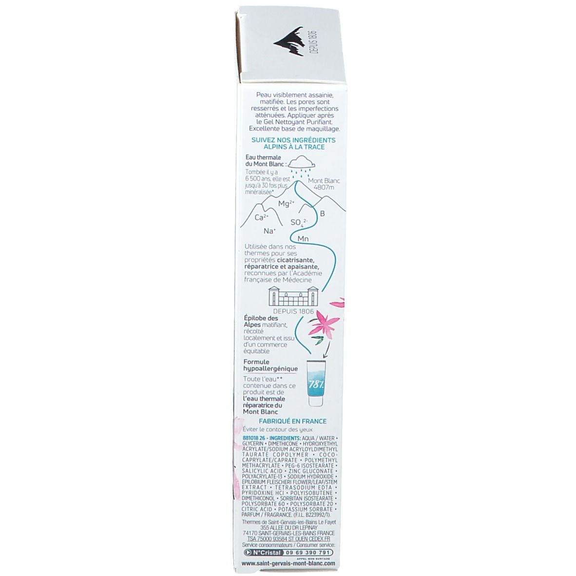 Saint Gervais MONT BLANC Anti-Imperfections-Feuchtigkeitscreme