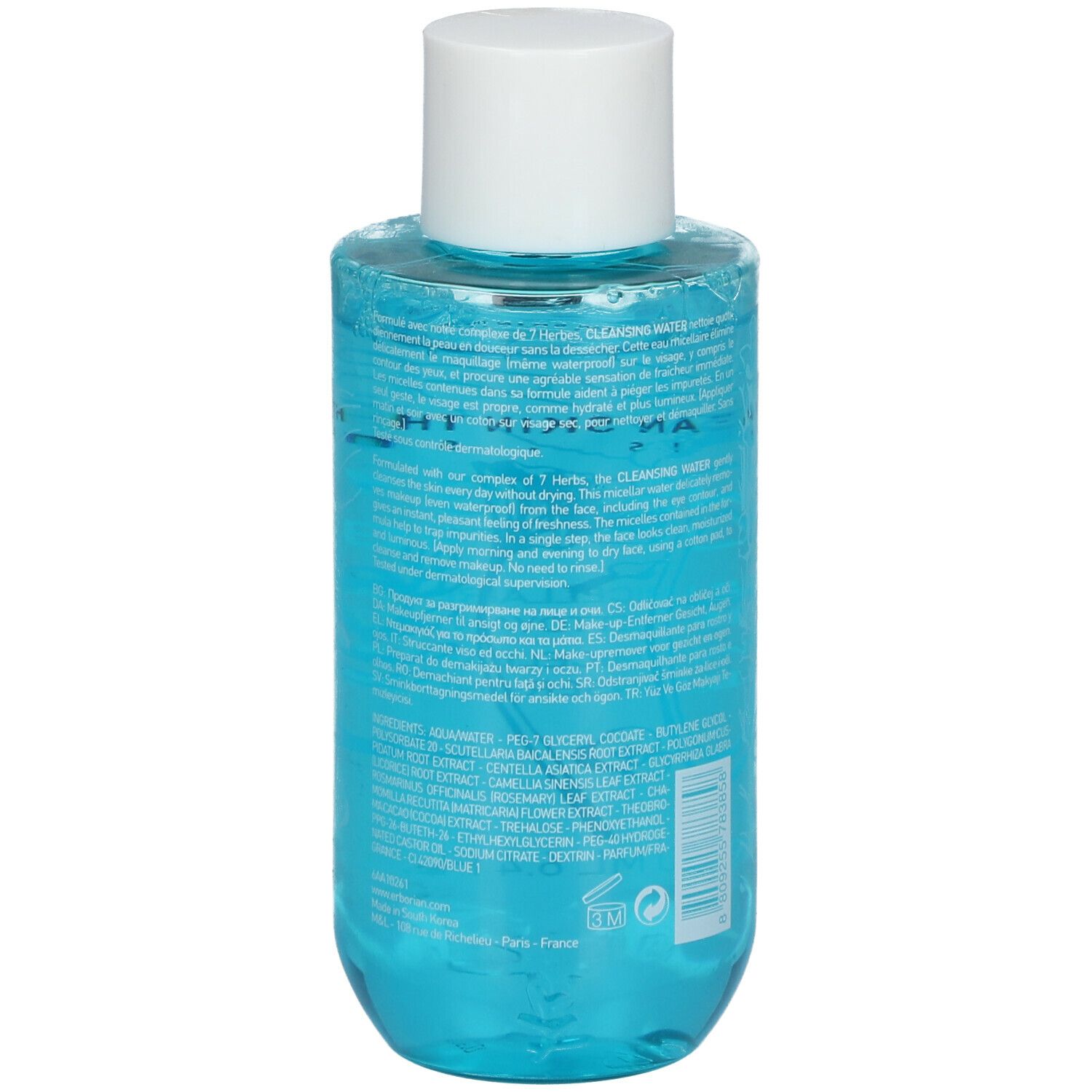 ERBORIAN CLEANSING WATER 190ML
