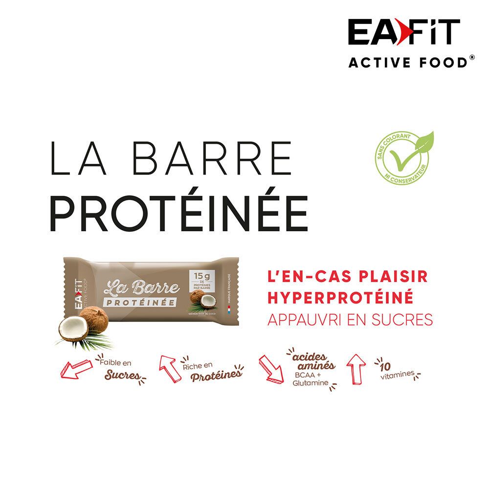 EA-FIT La Barre protéinée noix de coco