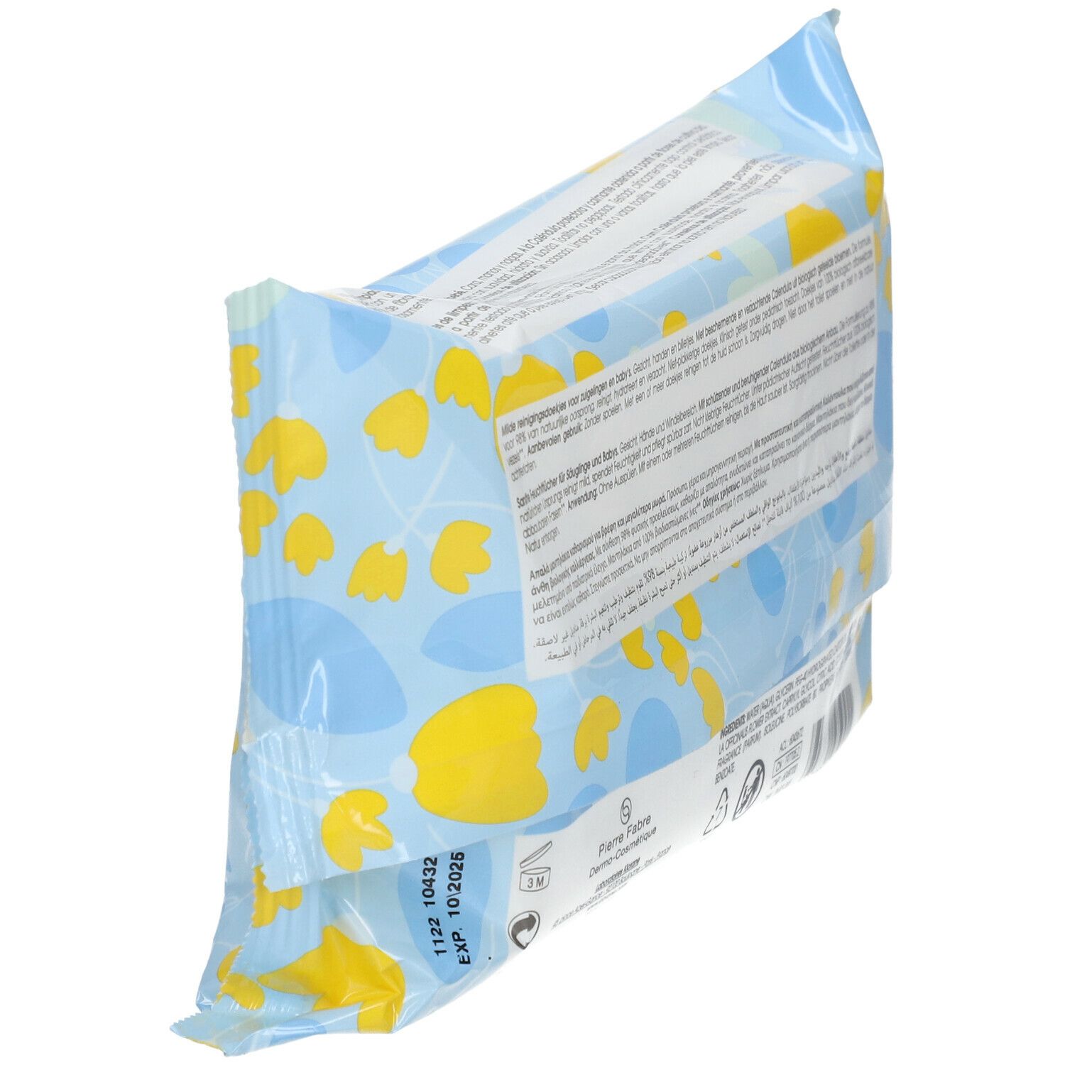 Klorane Bébé Toilette Lingettes Nettoyantes Douces au Calendula Bio