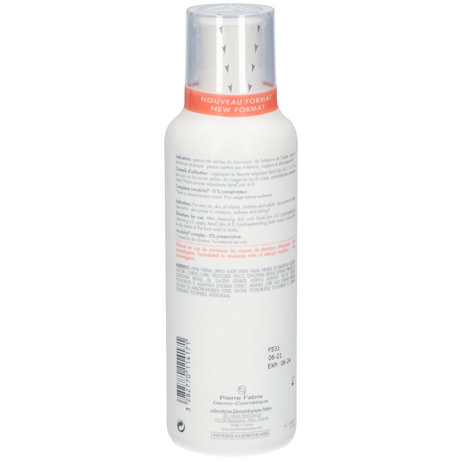 Avène XeraCalm A.D Baume relipidant