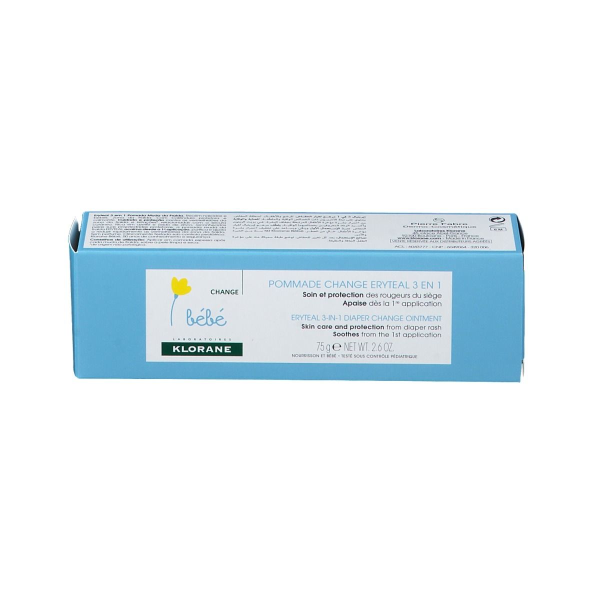 KLORANE Baby Windelausschlag-Salbe 3 in 1 mit Bio-Calendula