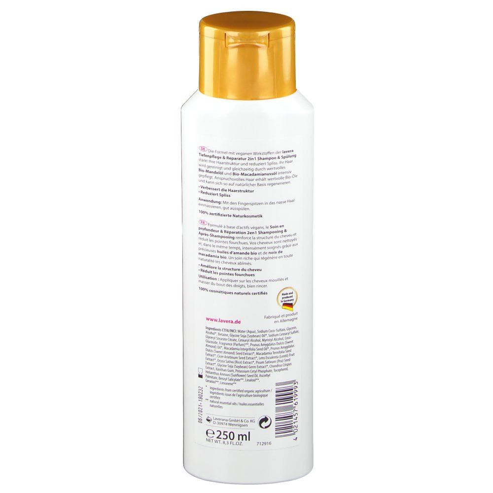 lavera Tiefenpflege & Reparatur 2in1 Shampoo und Pflegespülung