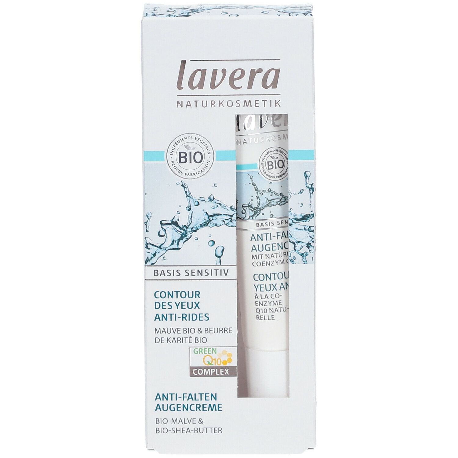 lavera® Basis Sensitiv Anti-Falten Augencreme