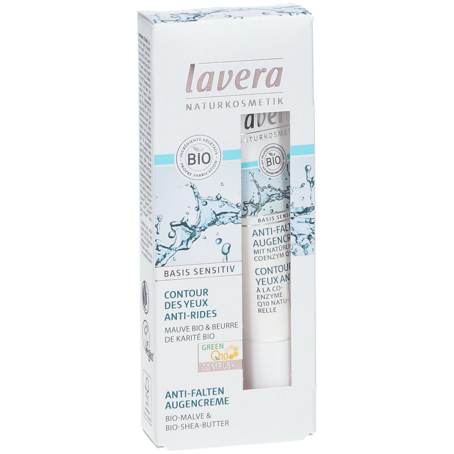 lavera® Basis Sensitiv Anti-Falten Augencreme