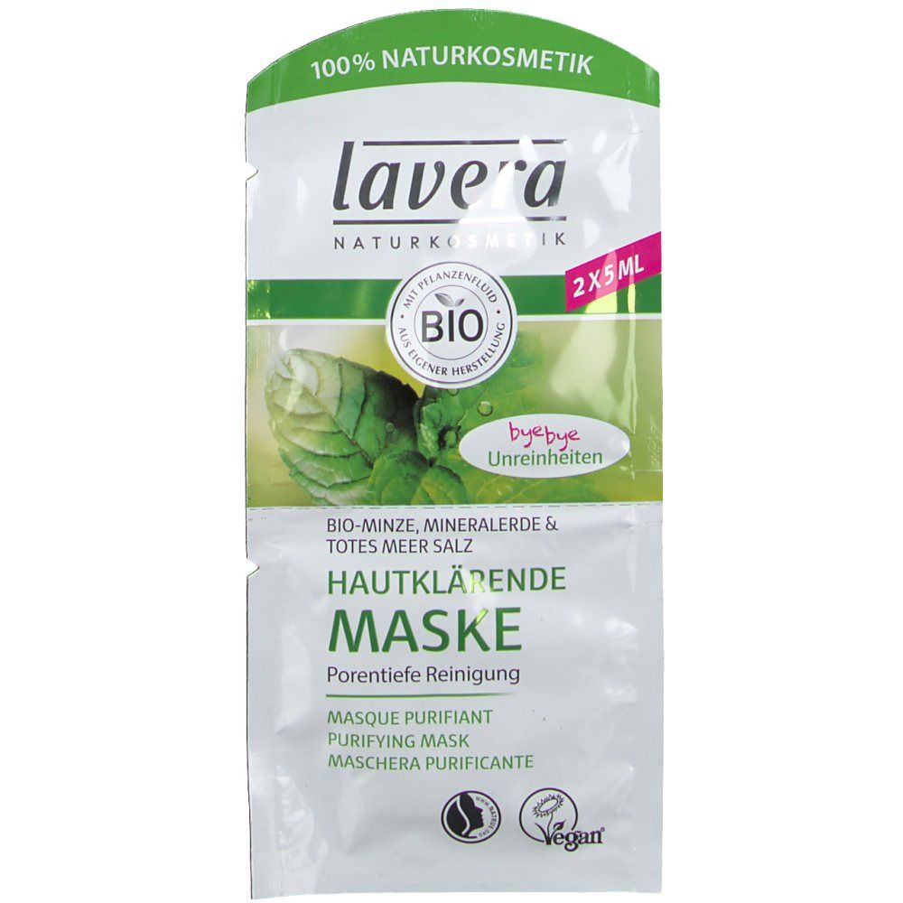 lavera Hautklärende Maske Minze