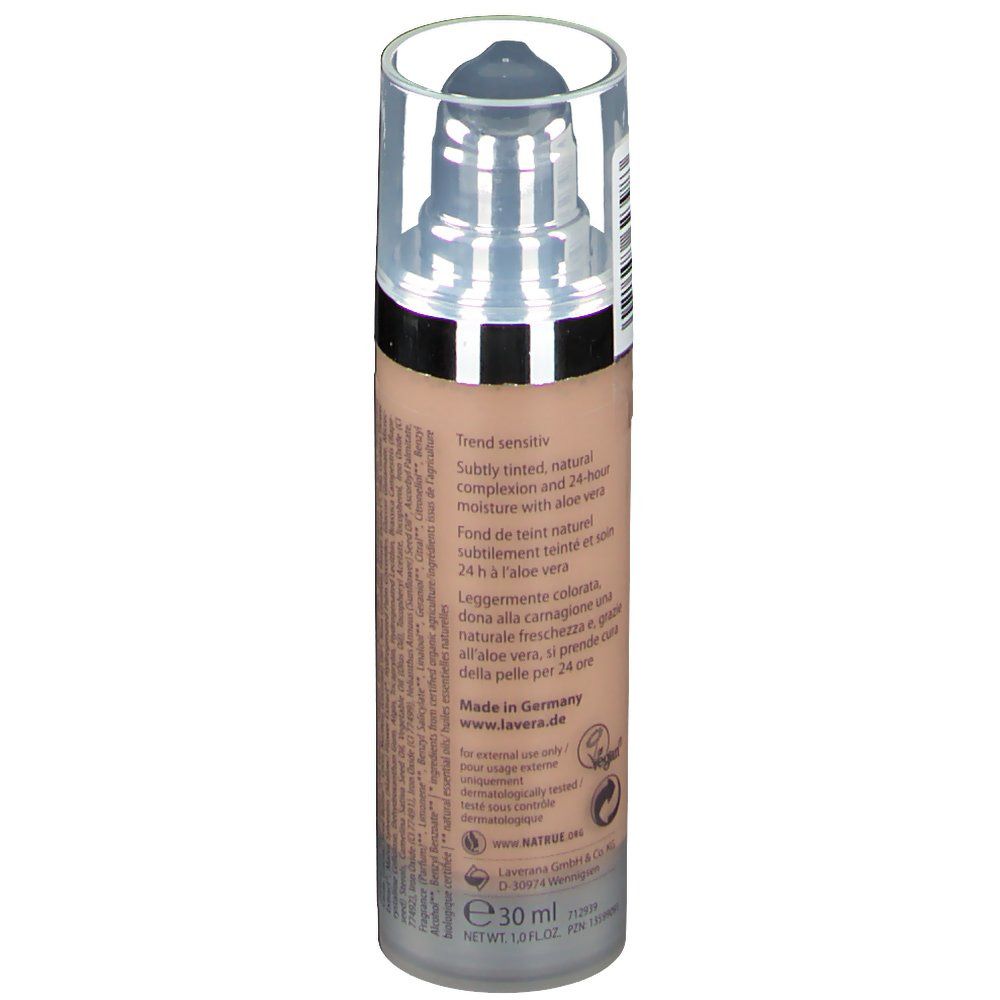 lavera TINTED MOISTURISING CREAM 3in1 00 ivory rose