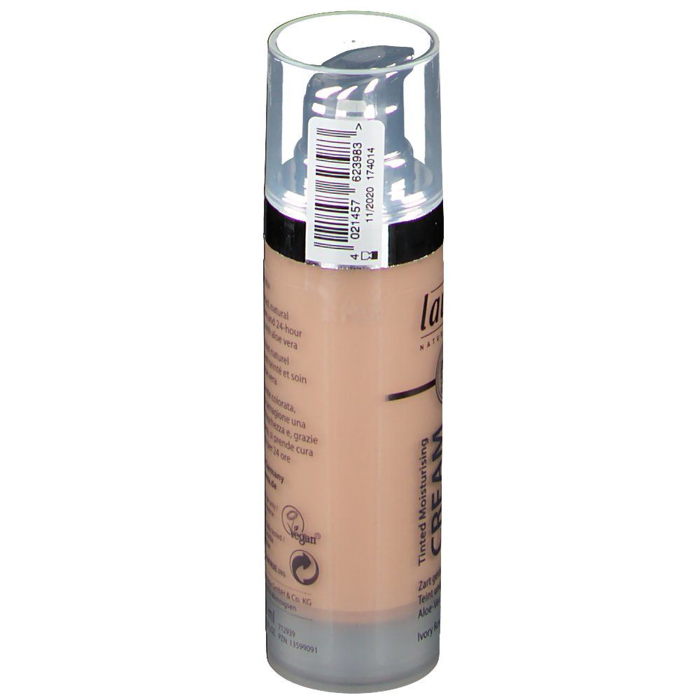lavera TINTED MOISTURISING CREAM 3in1 00 ivory rose