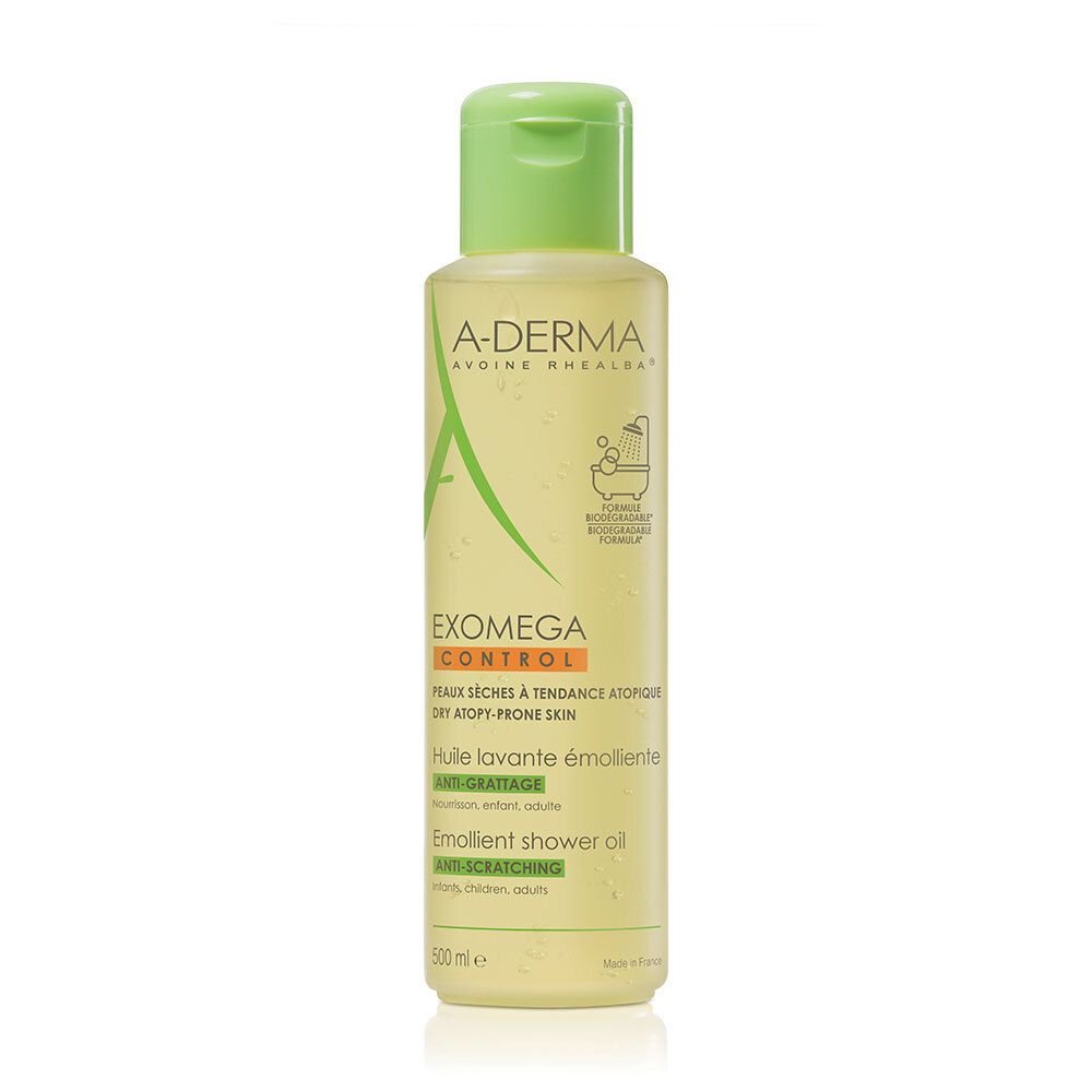 A-DERMA Exomega Control Huile Lavante Émolliente Anti-Grattage