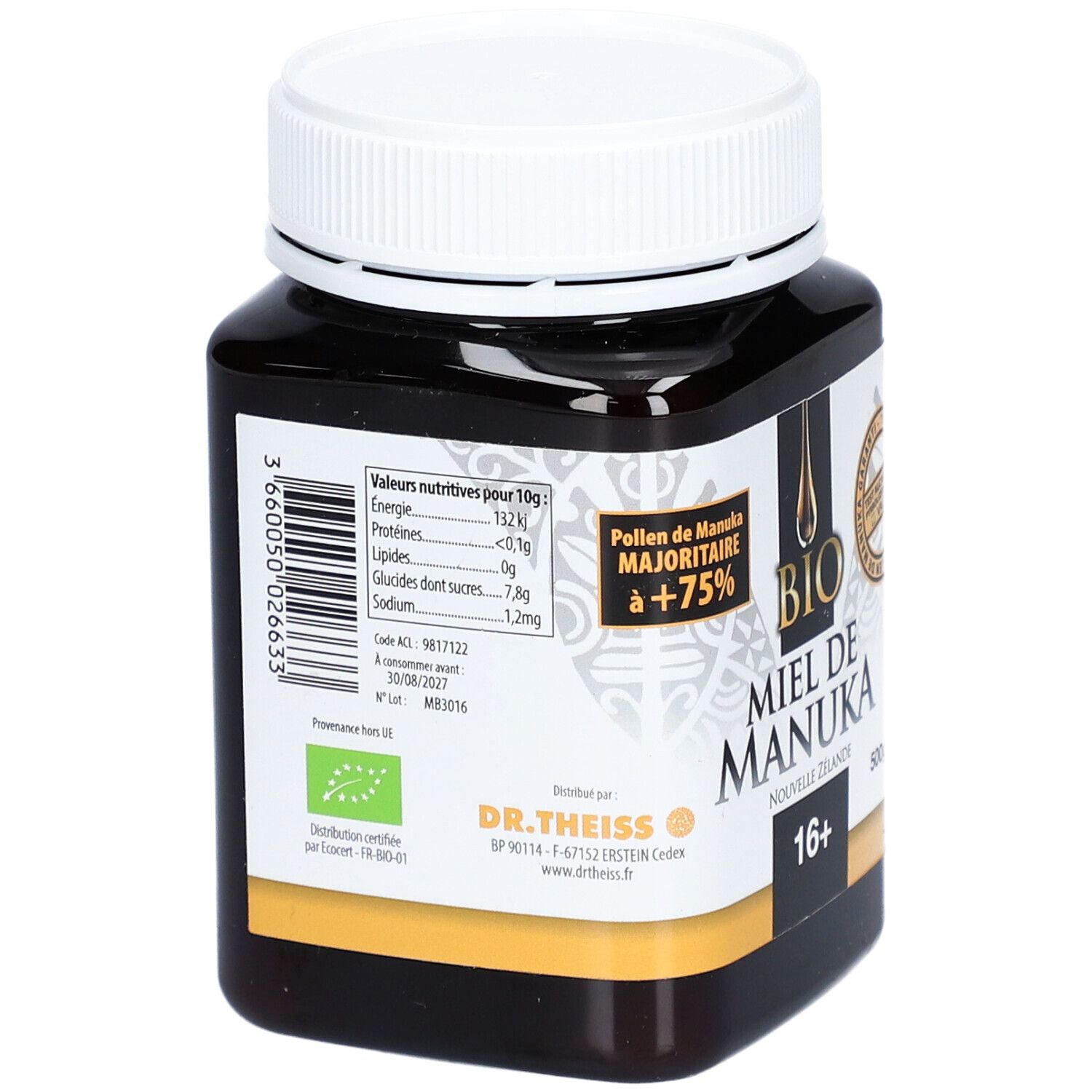 DR THEISS MIEL DE MANUKA 16+ 500G Bio