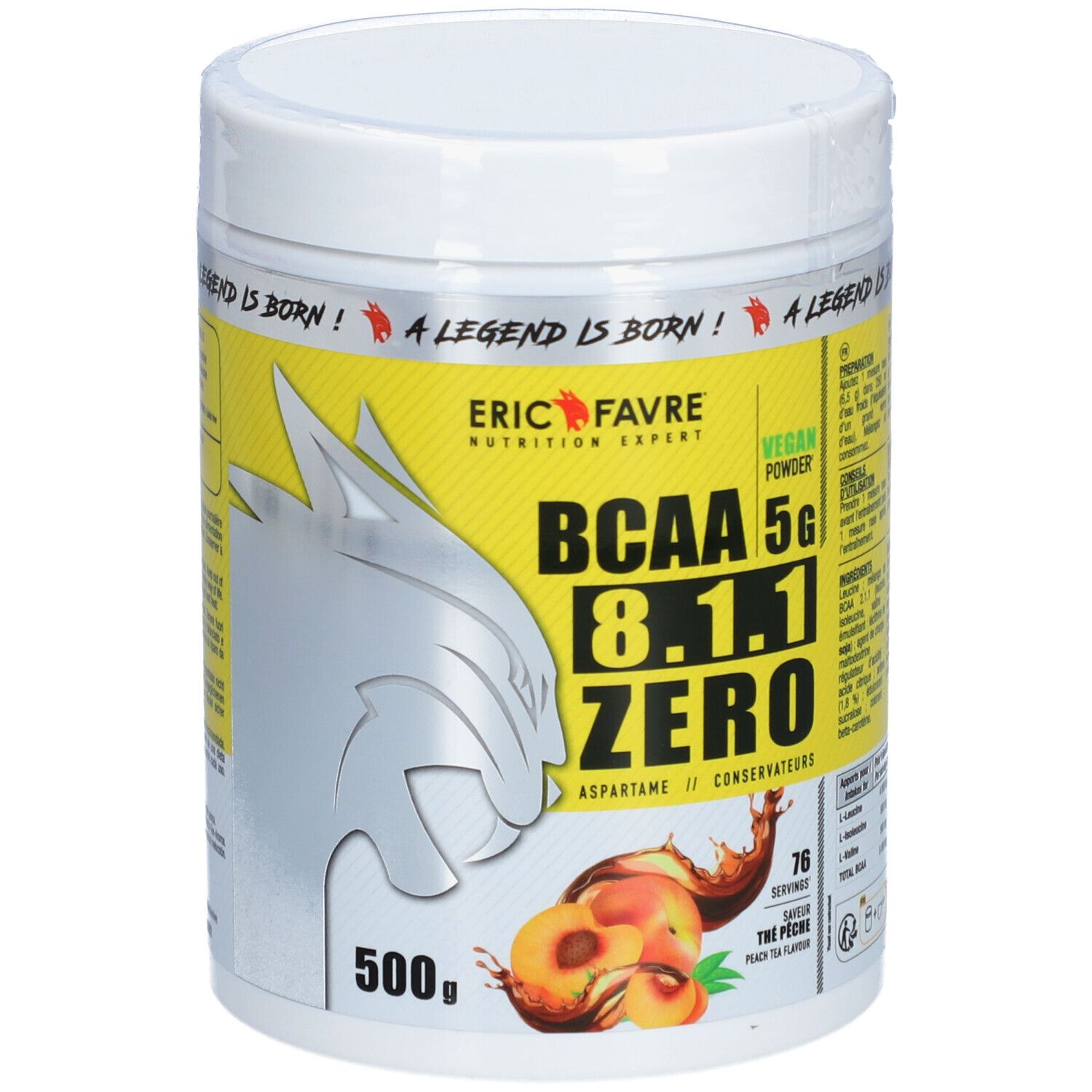 ERIC FAV BCAA 811 VEG Tee Pfirsich