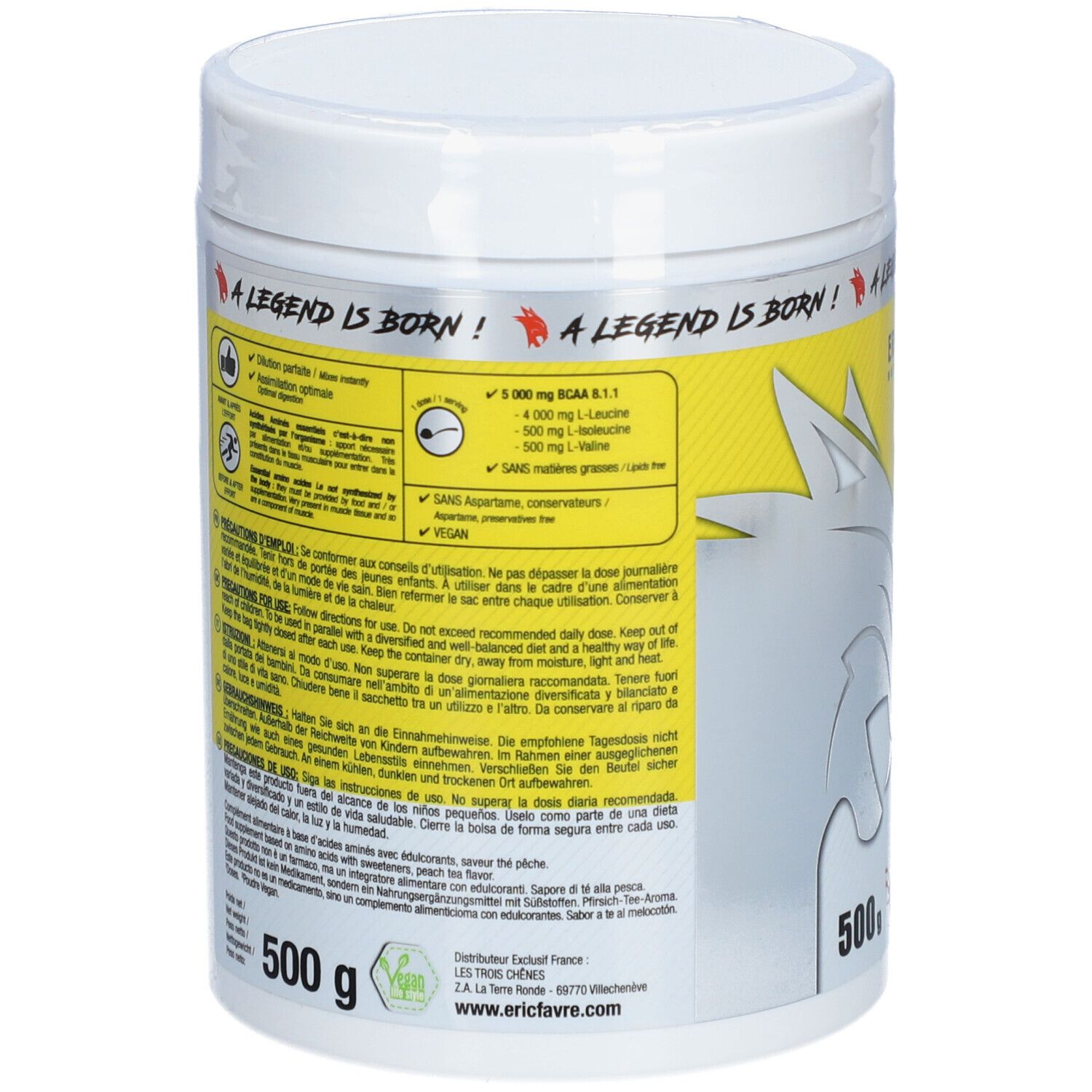 ERIC FAV BCAA 811 VEG Tee Pfirsich