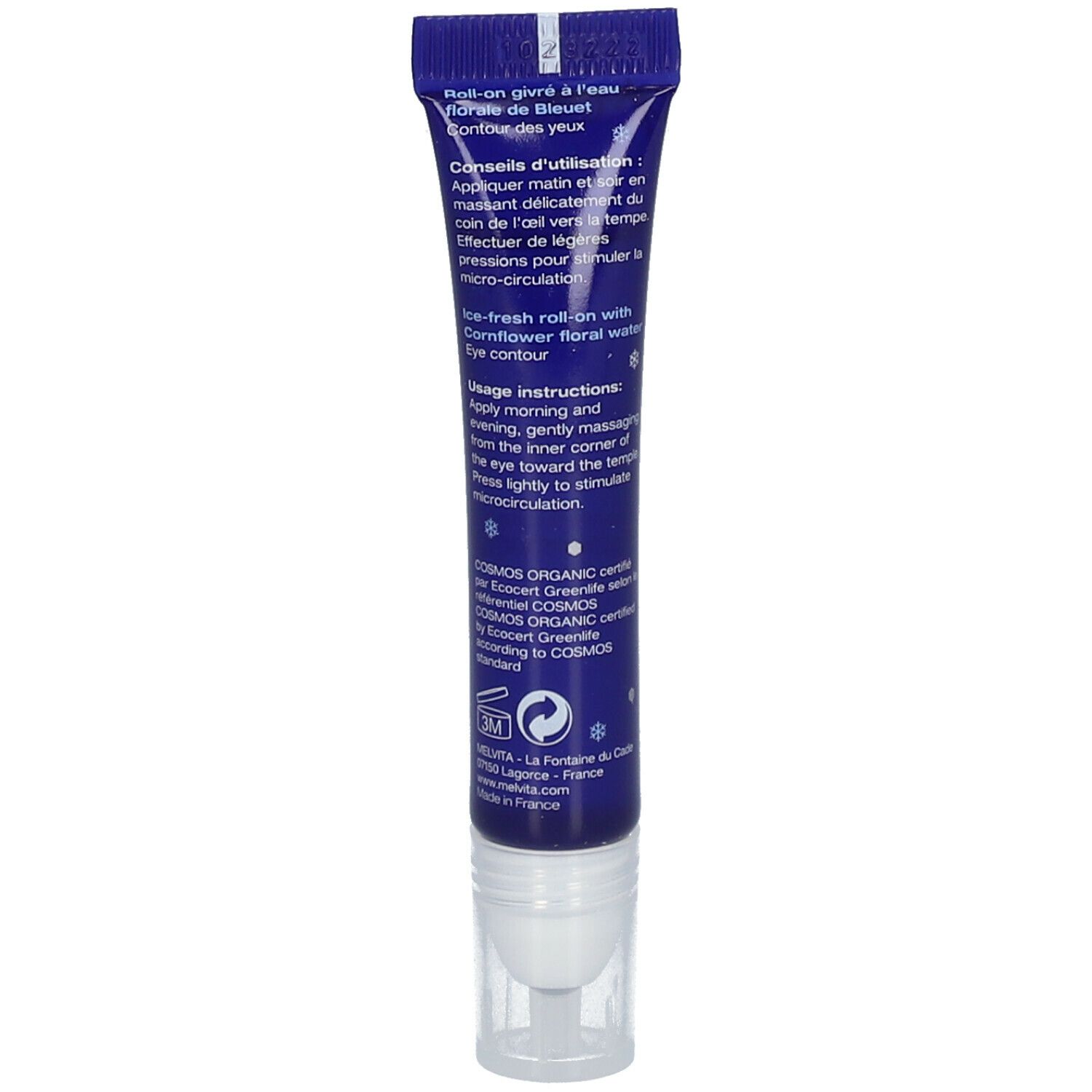 MELVITA BLEUET ROLL ON GIVRE 10ML
