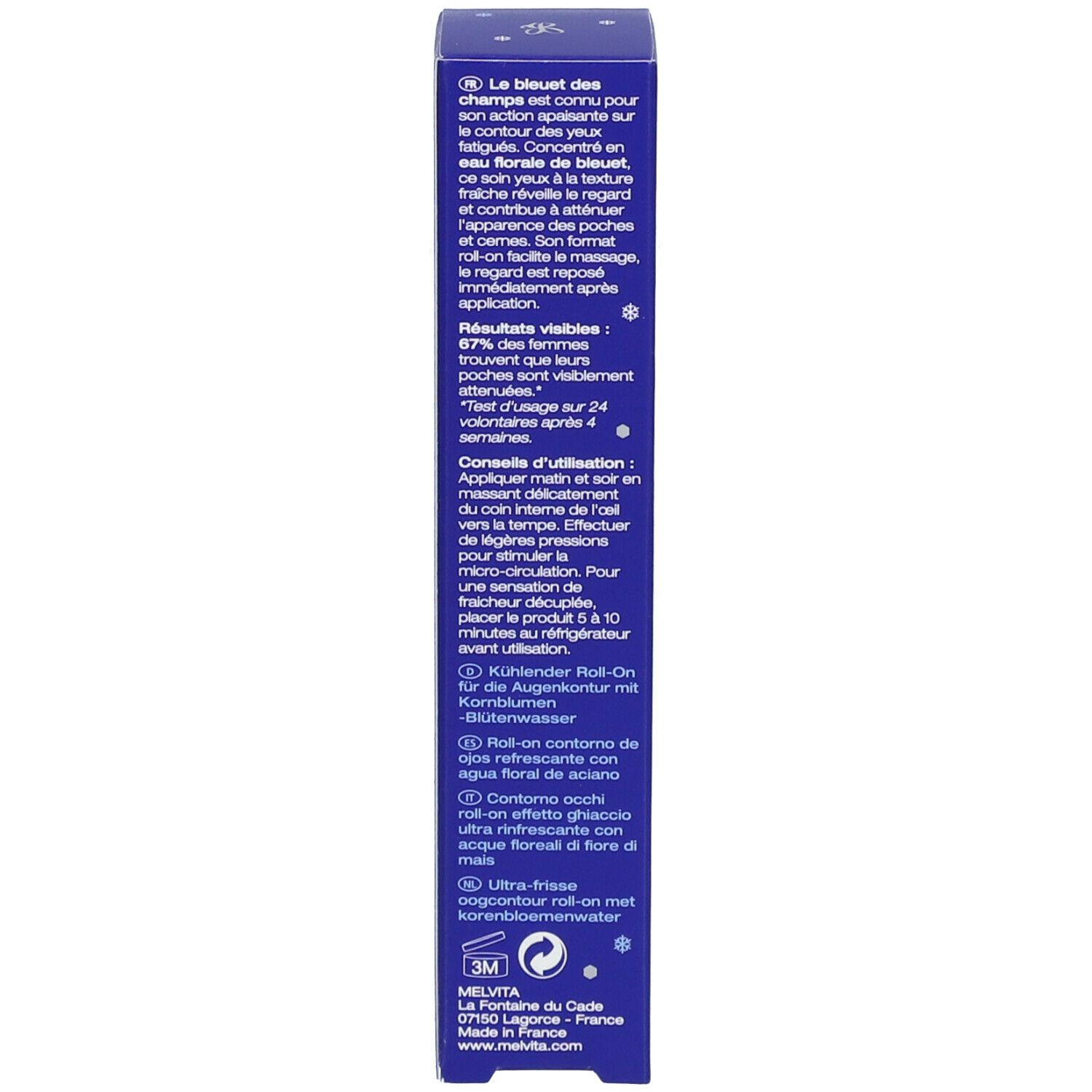 MELVITA BLEUET ROLL ON GIVRE 10ML