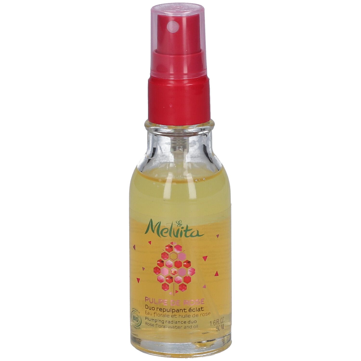 Melvita Pulpe de Rose Duo repulpant éclat Bio - Visage