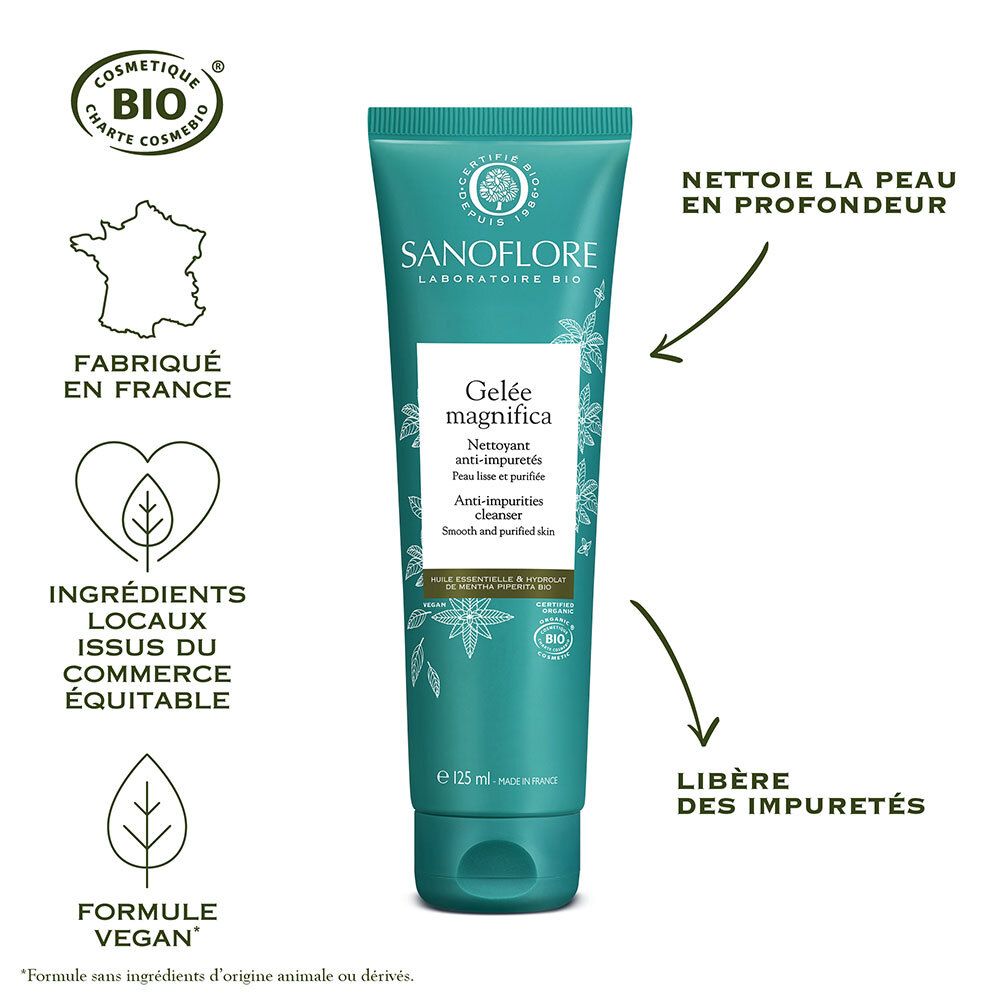 SANOFLORE Magnifica Gelée nettoyante purifiante 125 ml
