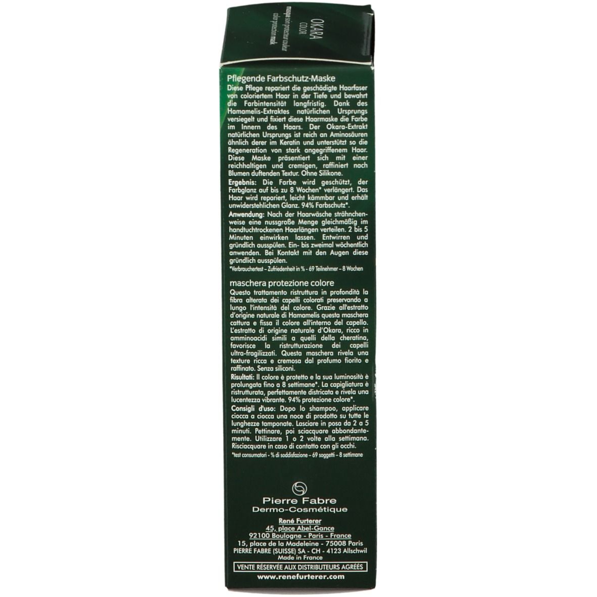 Rene Furterer Okara Color Masque soin protecteur couleur