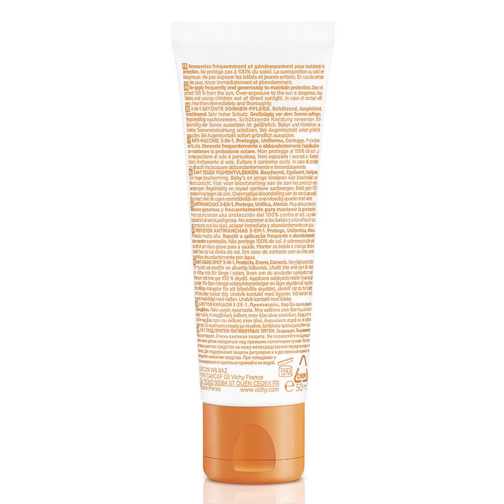 Capital Soleil Soin anti-tâches teintée SPF50+ Tube 50ml