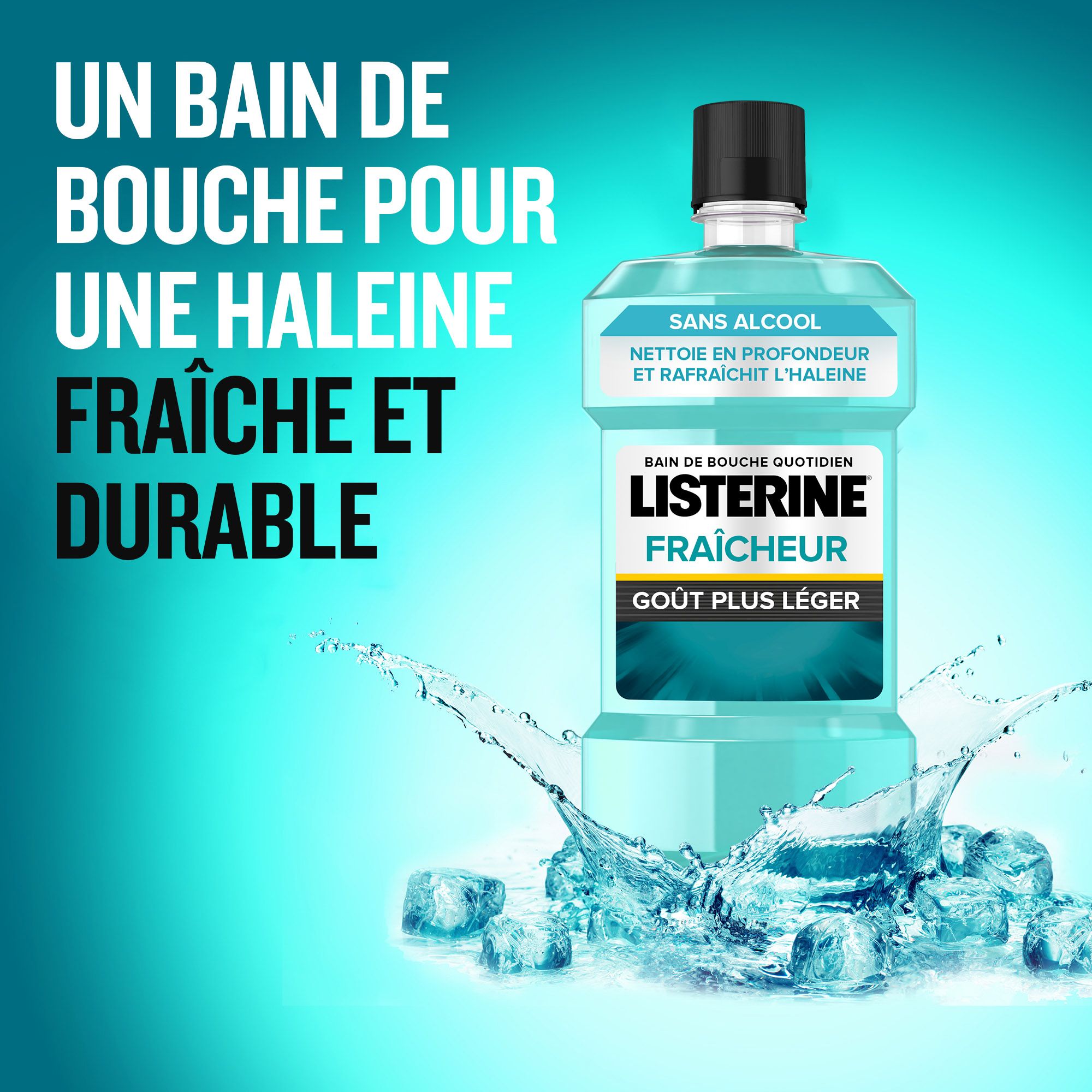 Listerine Bain de Bouche Fraicheur Intense, 250 ml
