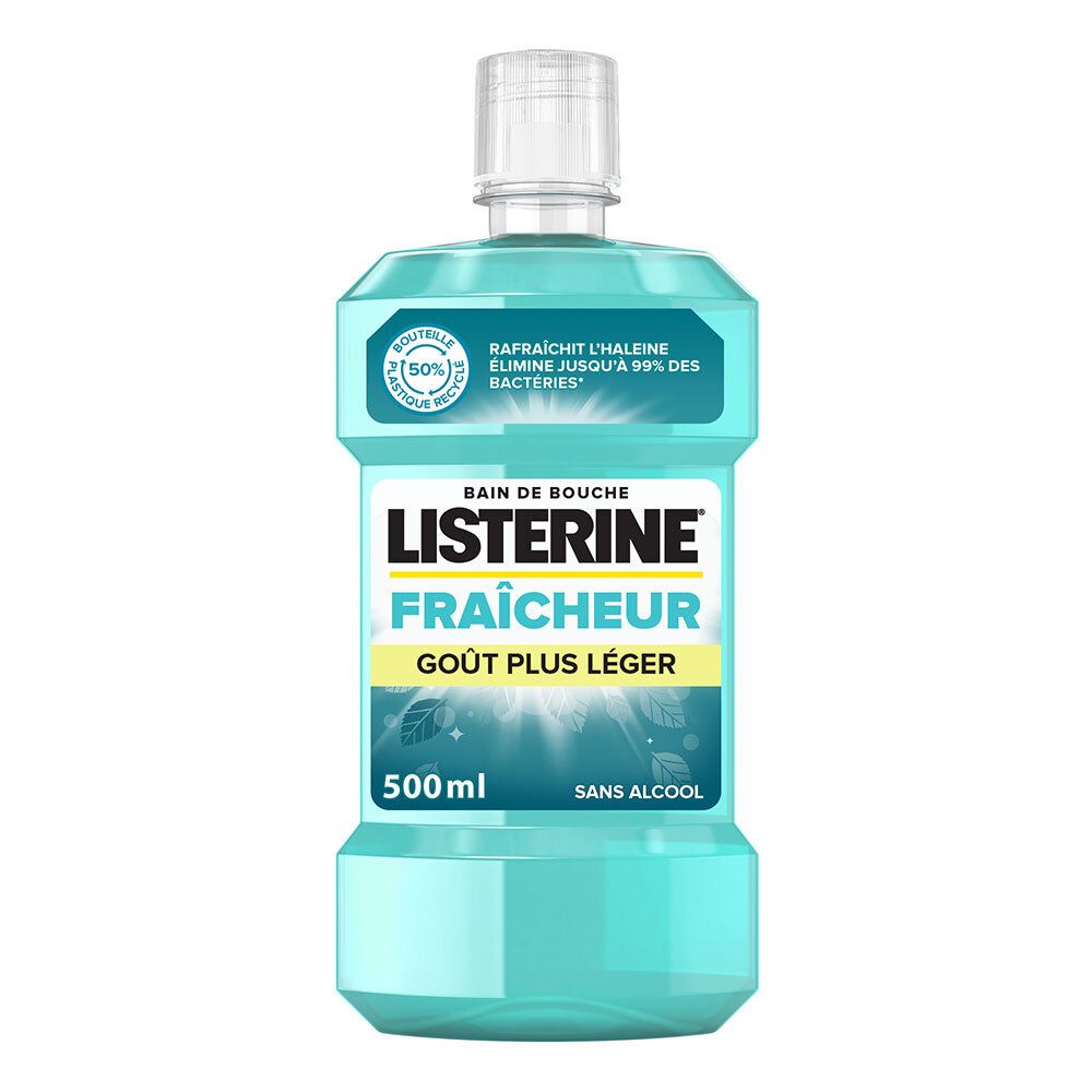 LISTERINE® Bain de Bouche Fraîcheur Goût Plus Léger