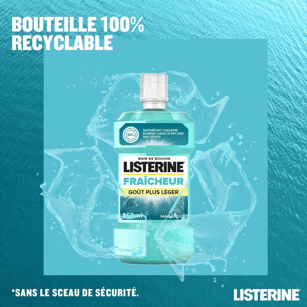 LISTERINE® Frischer Geschmack Leichtere Mundspülung