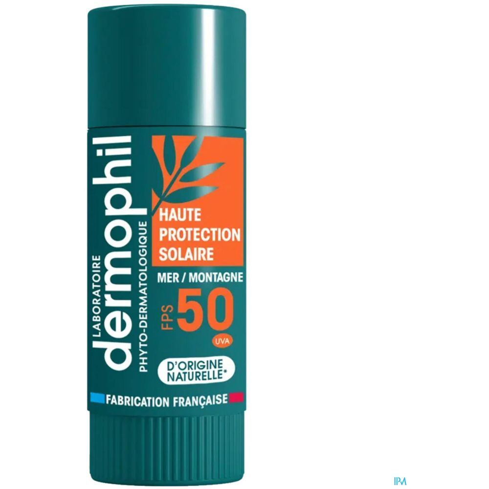 dermophil Phyto-Dermatologique Stick Lèvres Haute Protection Solaire SPF 50