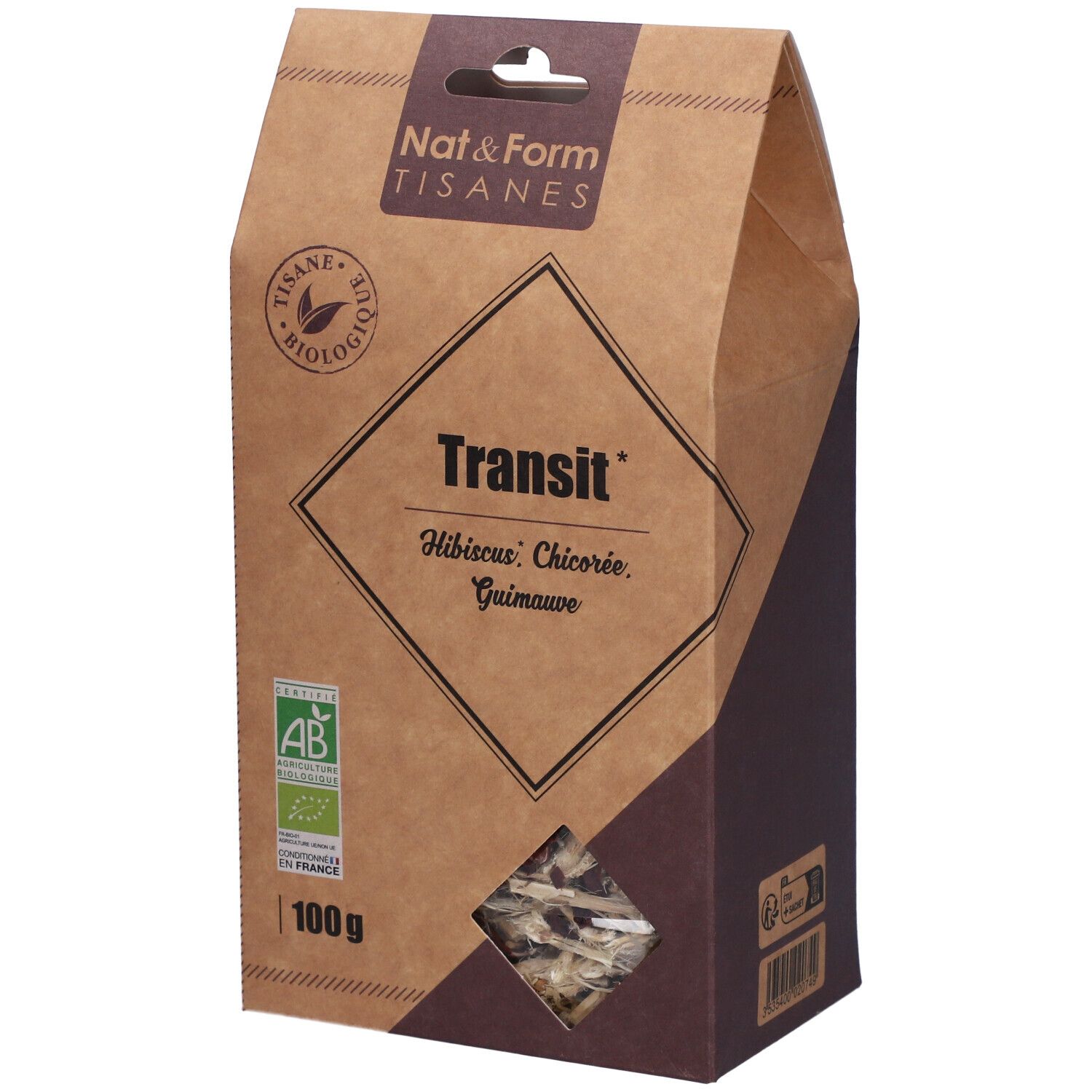 NAT&FORM TIS TRANSIT BIO 100G
