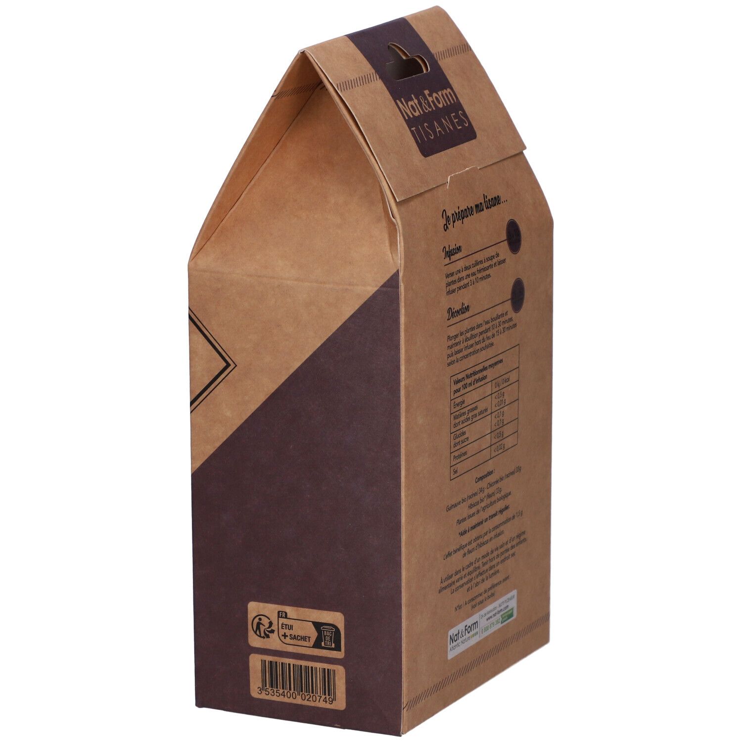 NAT&FORM TIS TRANSIT BIO 100G