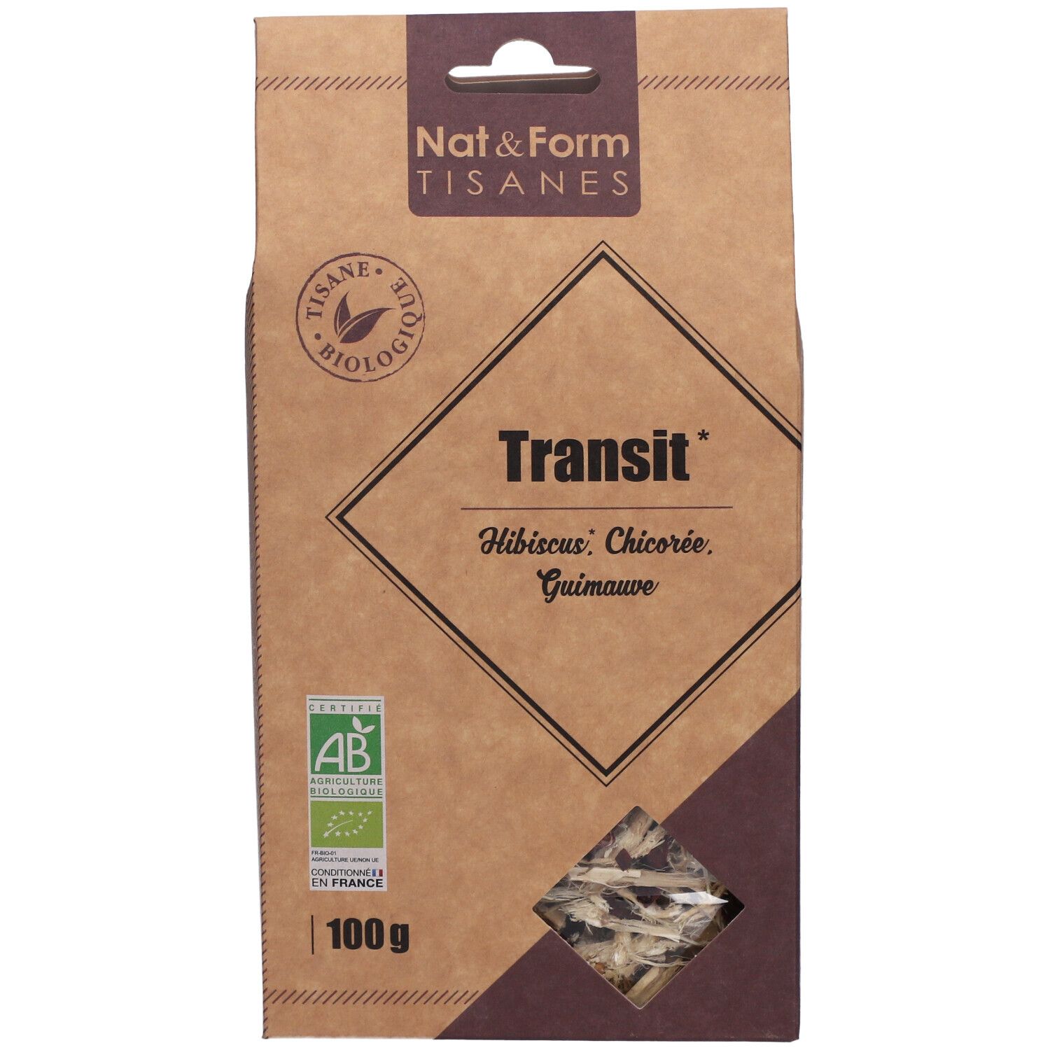 NAT&FORM TIS TRANSIT BIO 100G