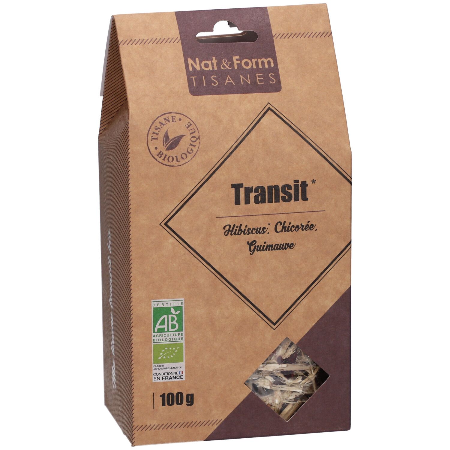 NAT&FORM TIS TRANSIT BIO 100G