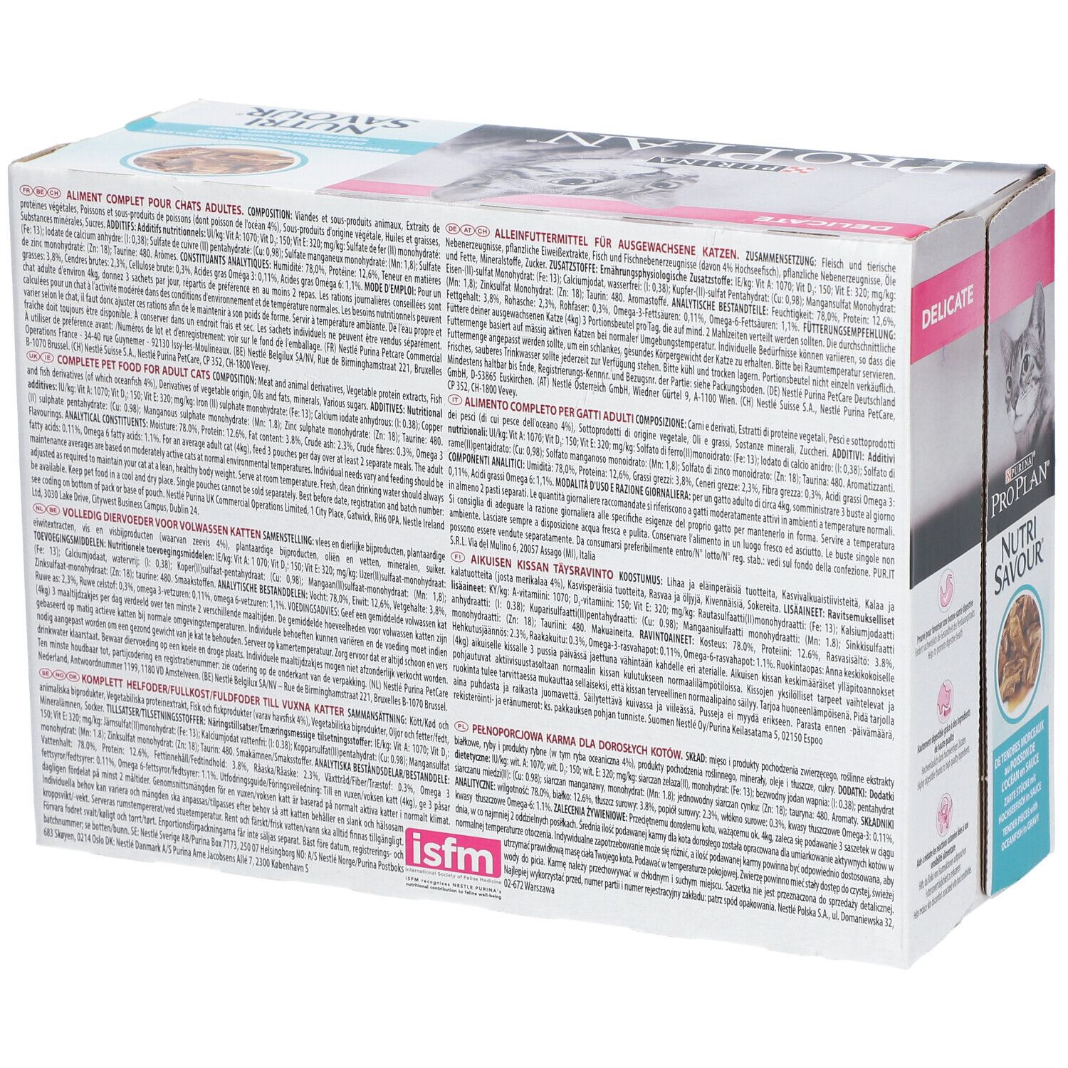 PURINA® PRO PLAN® Adult Delicate Verdauung mit Meeresfisch in Sauce