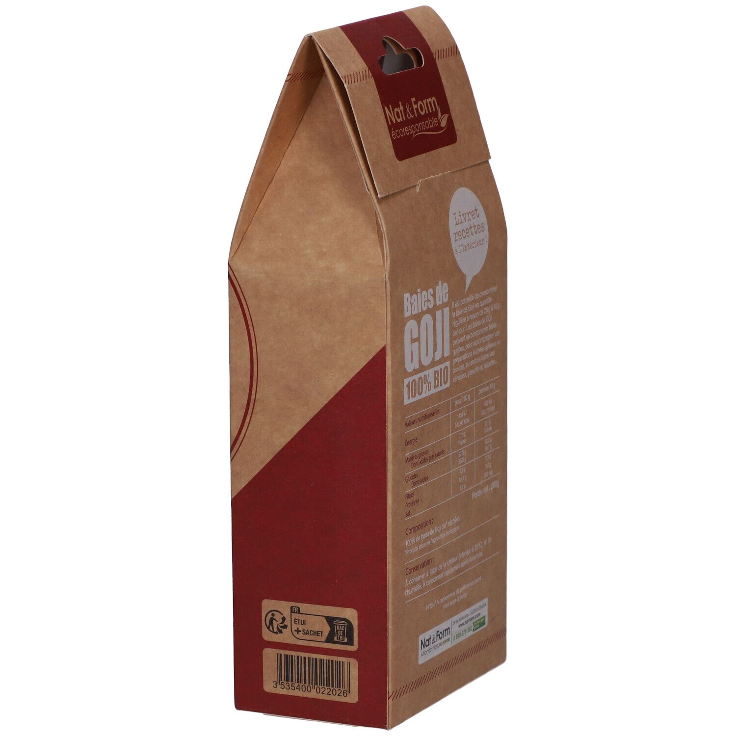 Nat&Form Goji-Beeren Bio
