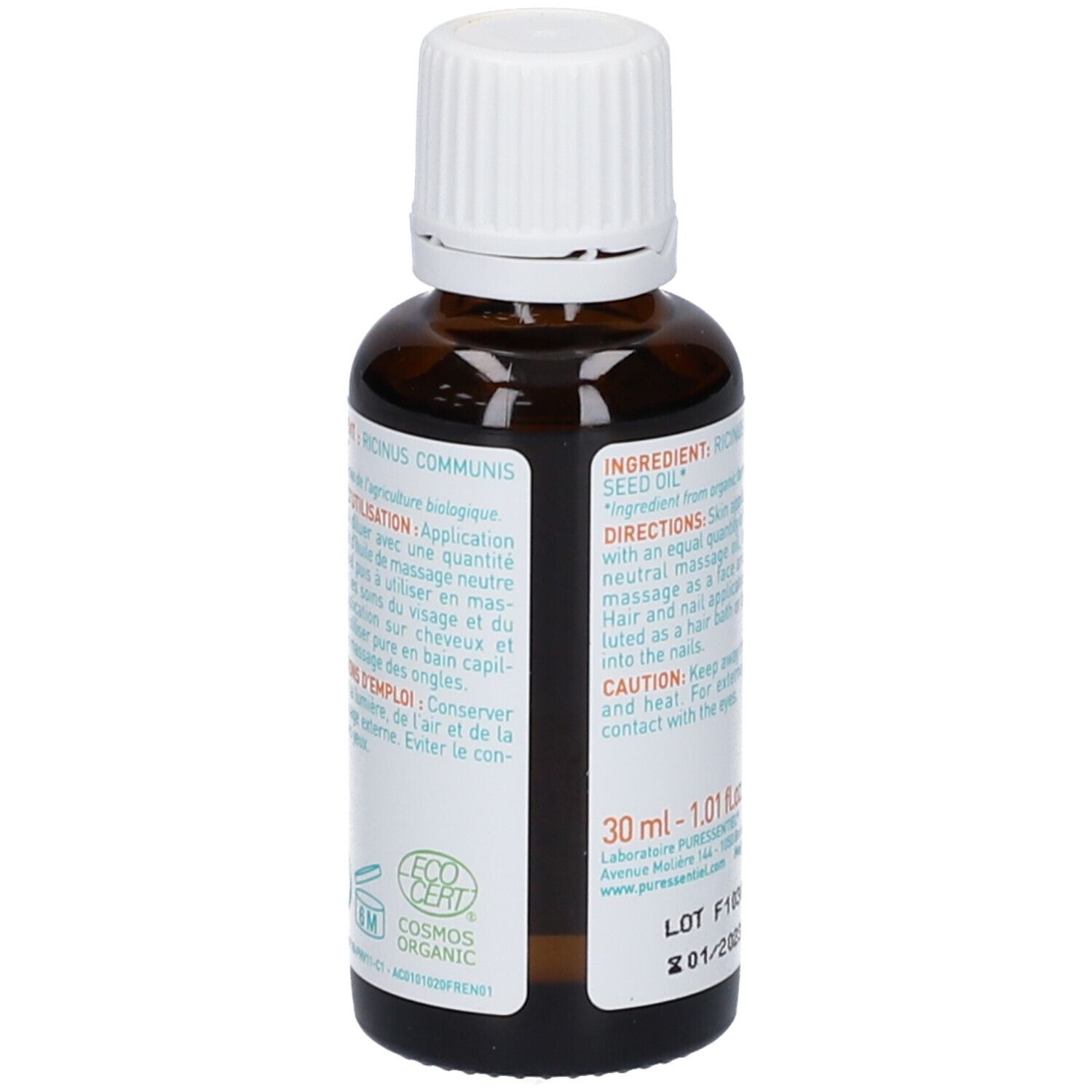 Puressentiel Bio-Pflanzenöl Rizinus