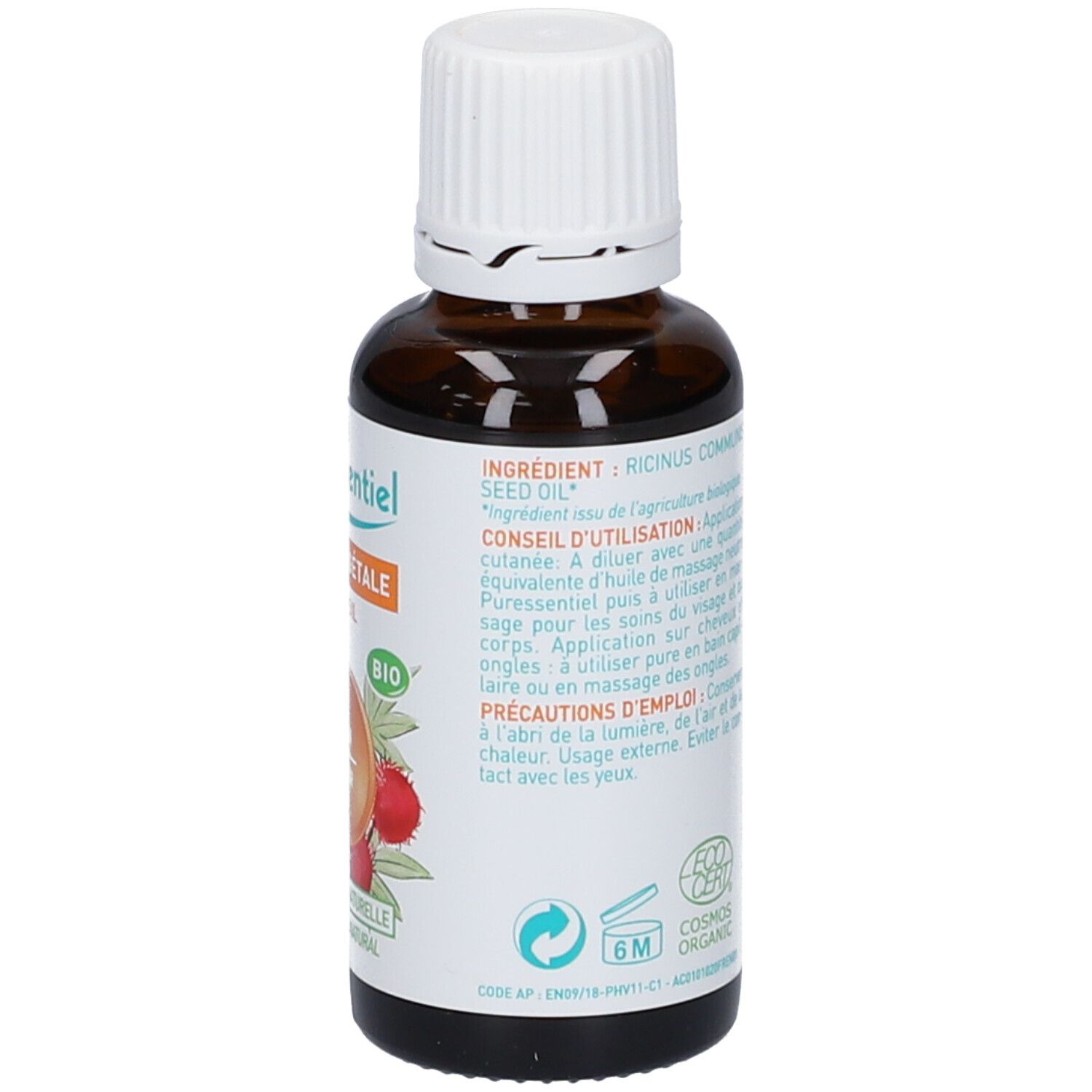 Puressentiel Bio-Pflanzenöl Rizinus