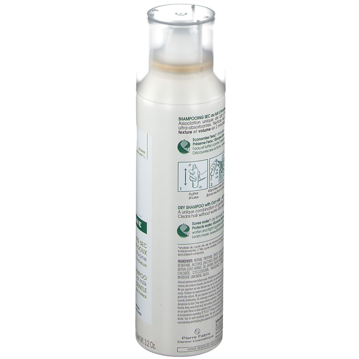 KLORANE Trockenshampoo mit Hafermilch