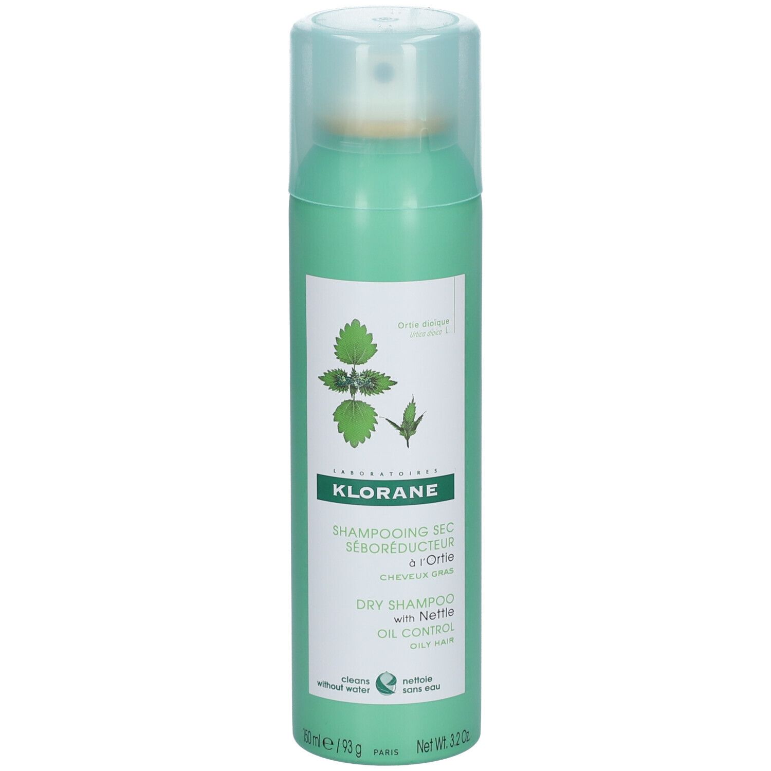 KLORANE Brennessel-Sebum-regulierendes Trockenshampoo