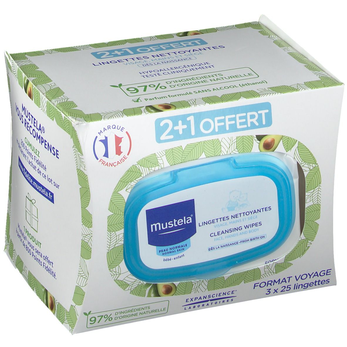 mustela®-Reinigungstücher