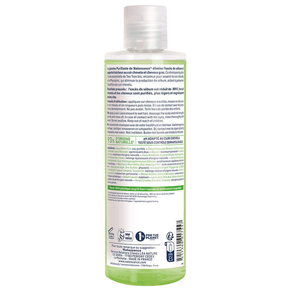 Natessance Tea Tree Detoxifying Balancing Shampoo
