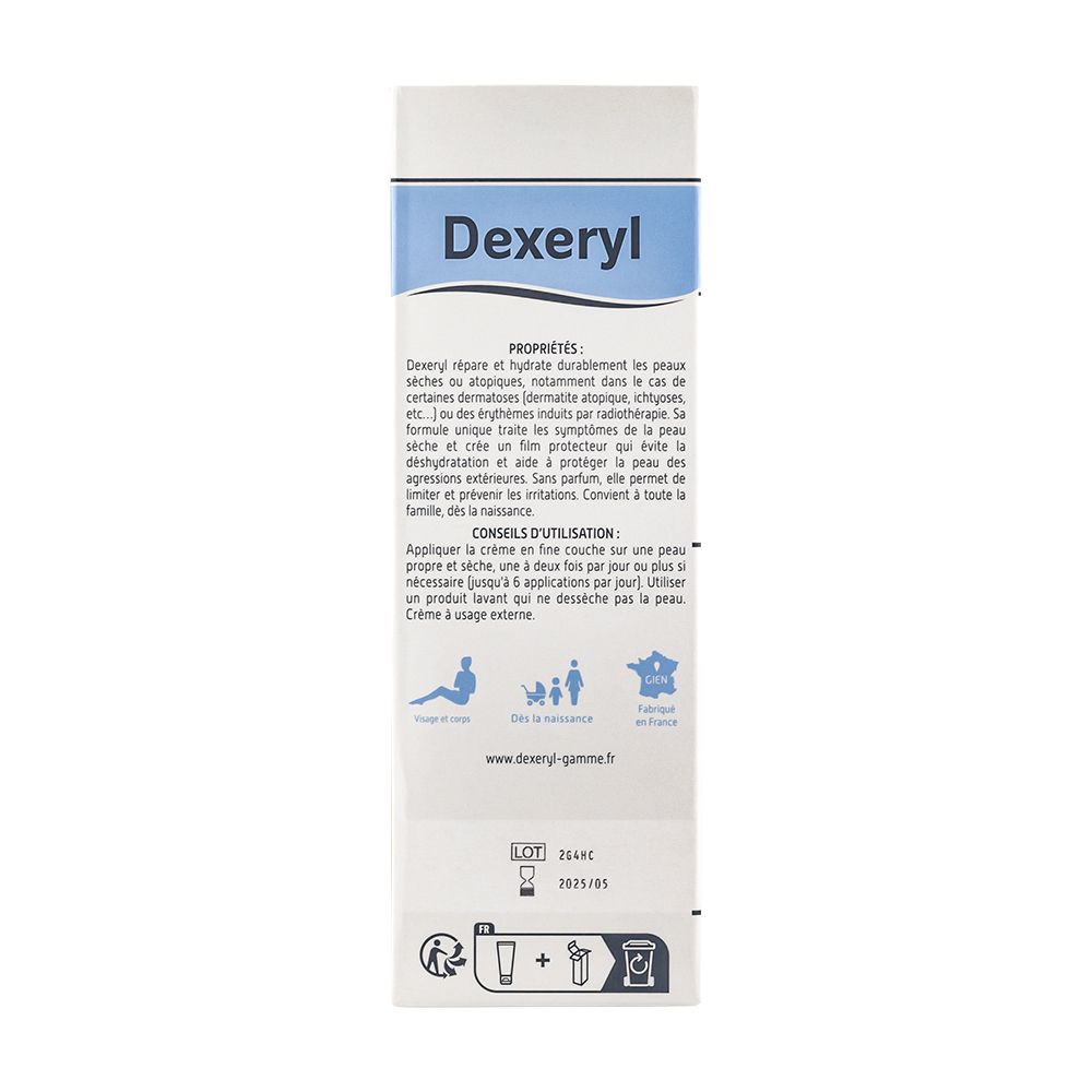 Dexeryl Creme Hauttrockenheit ohne Parfüm