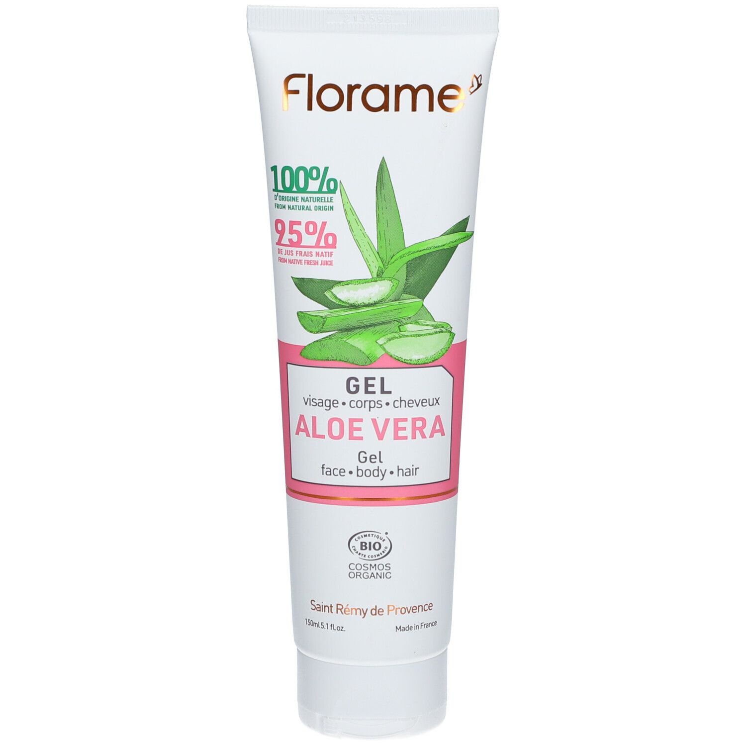 Florame Gel d'Aloe Vera Bio Visage, Corps & Cheveux