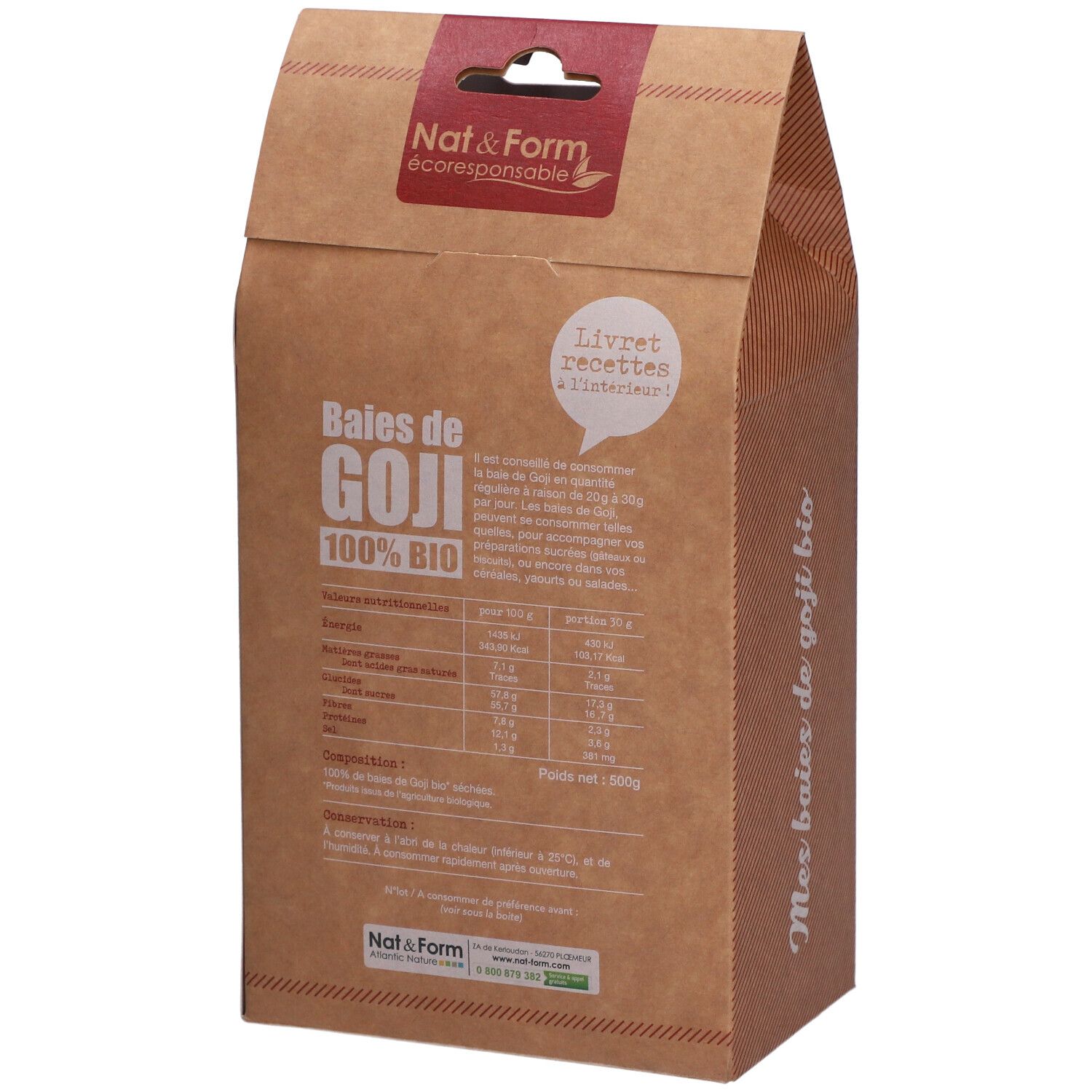 Nat&Form Goji-Beeren Bio