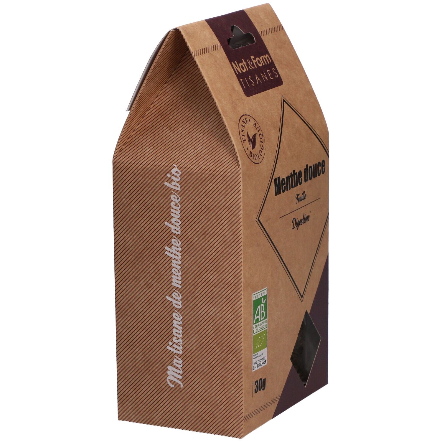 Nat&Form Tisane Menthe douce bio