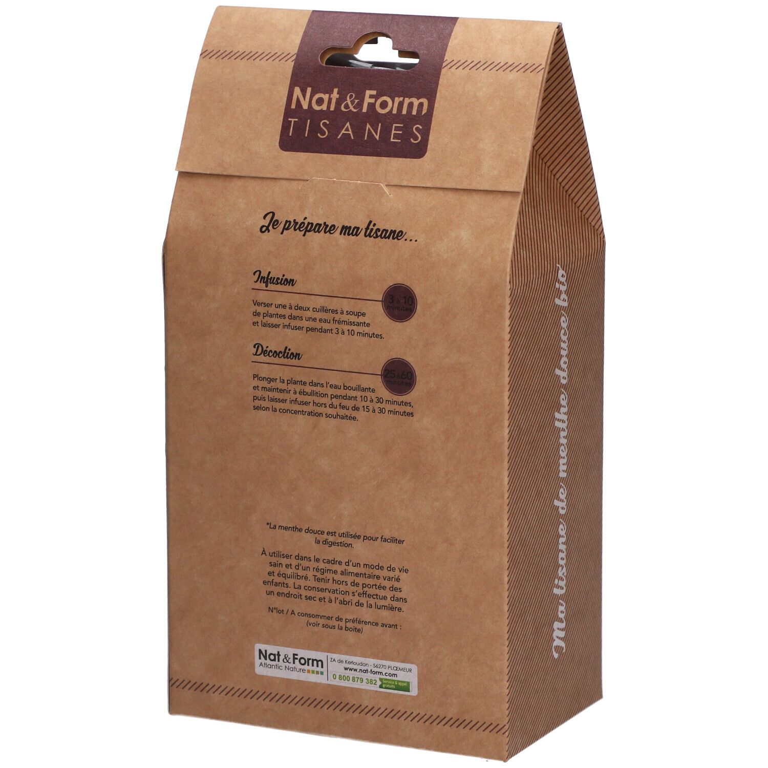 Nat&Form Tisane Menthe douce bio