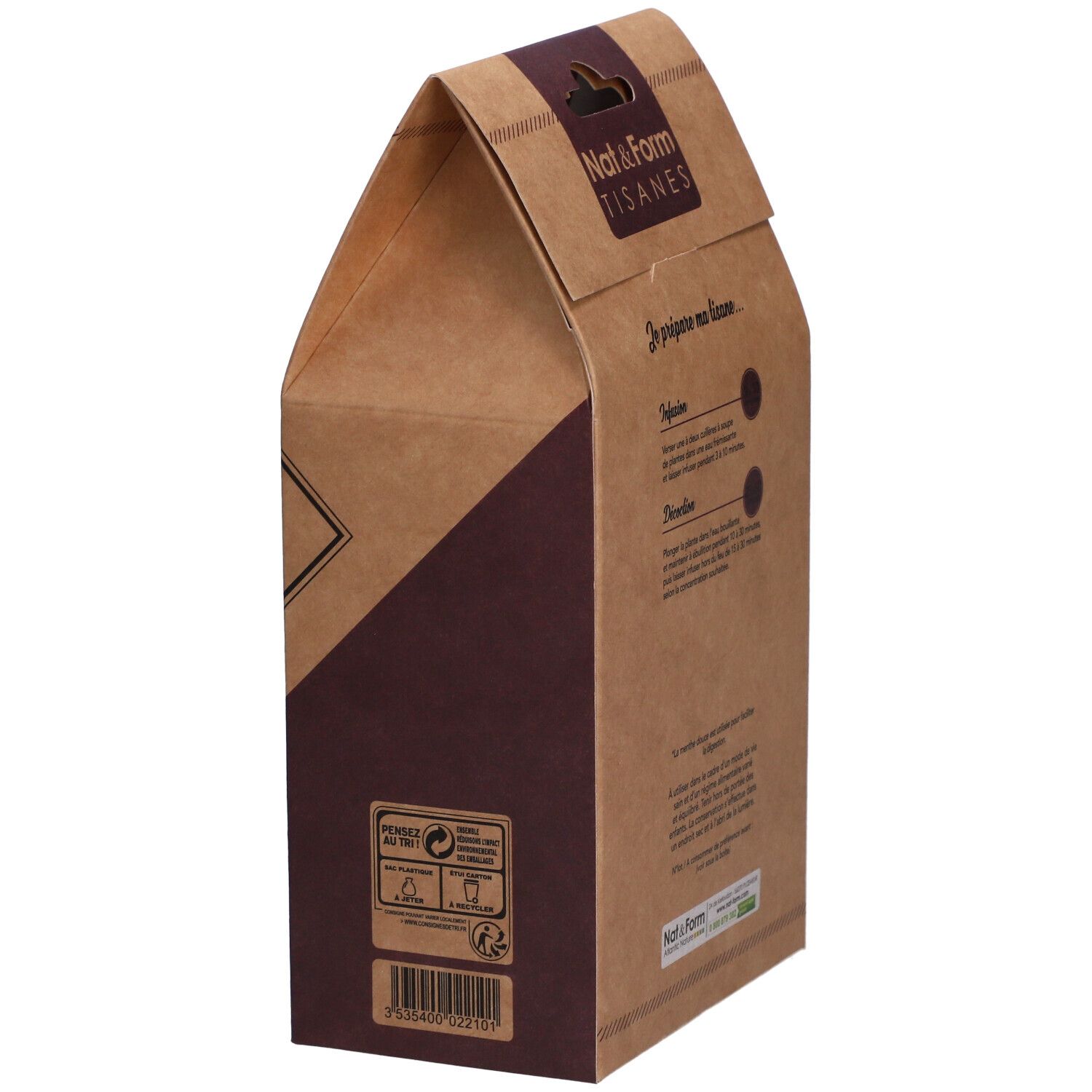 Nat&Form Tisane Menthe douce bio