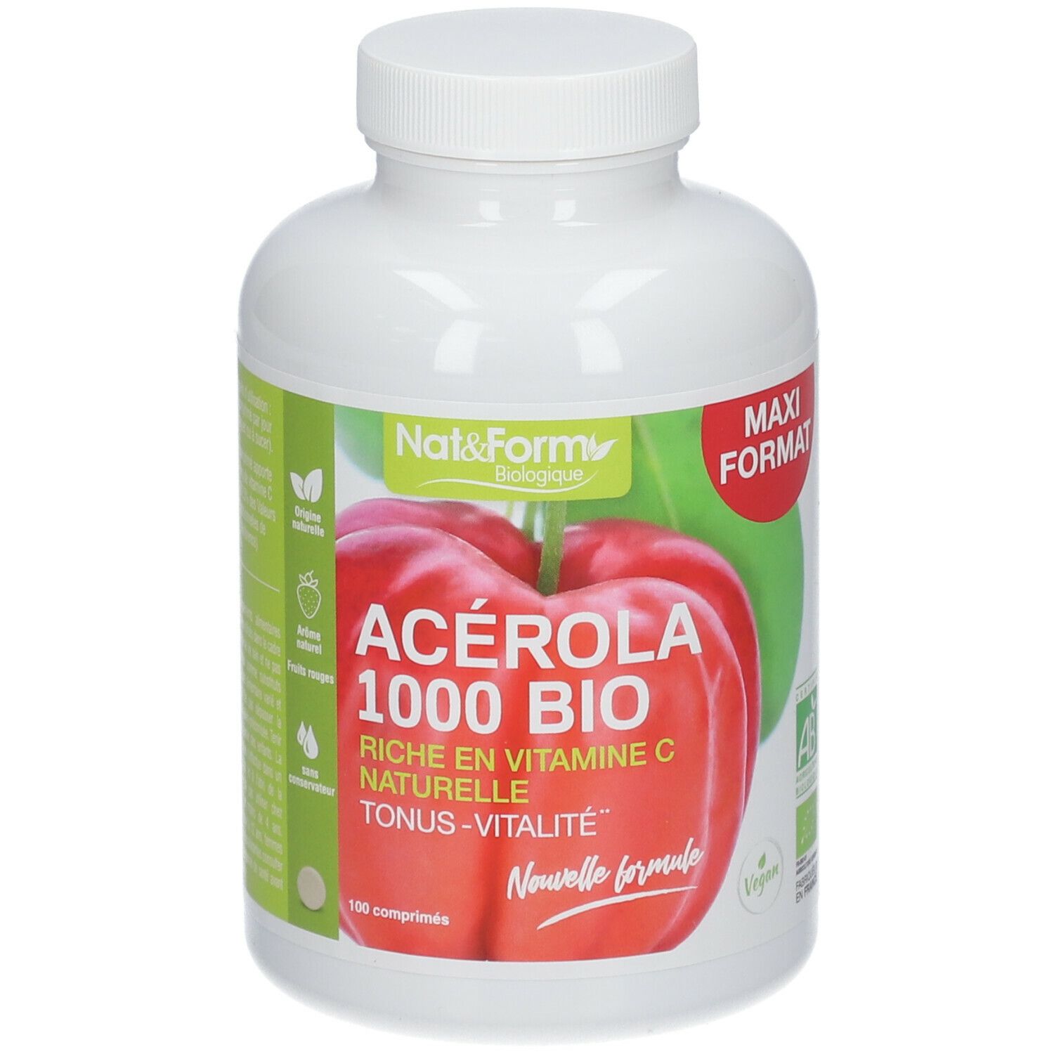 Nat & Form Acerola 1000 BIO