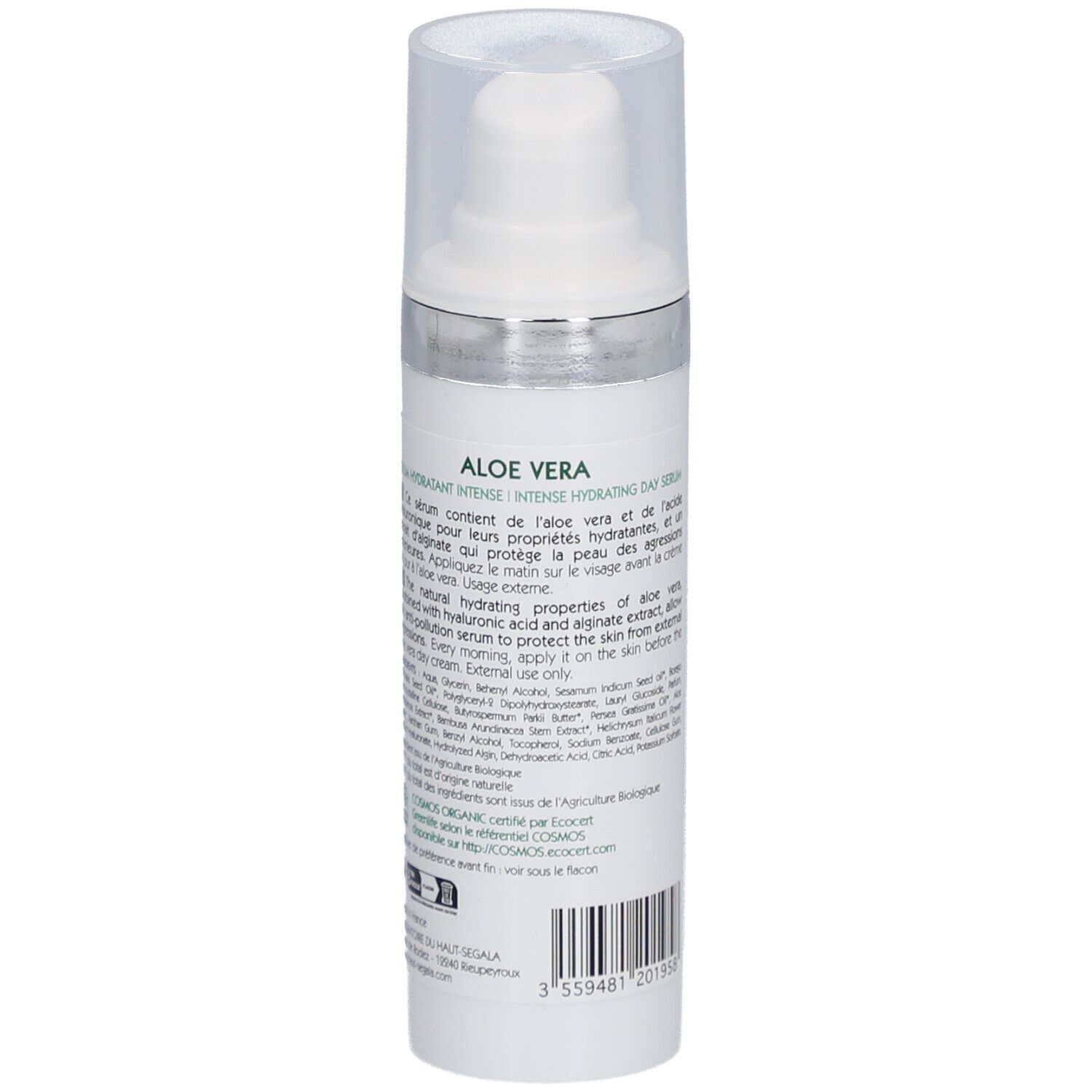 Laboratoire du Haut-Ségala Biologisches Anti-Verschmutzungs-Gesichtsserum Aloe Vera Bio